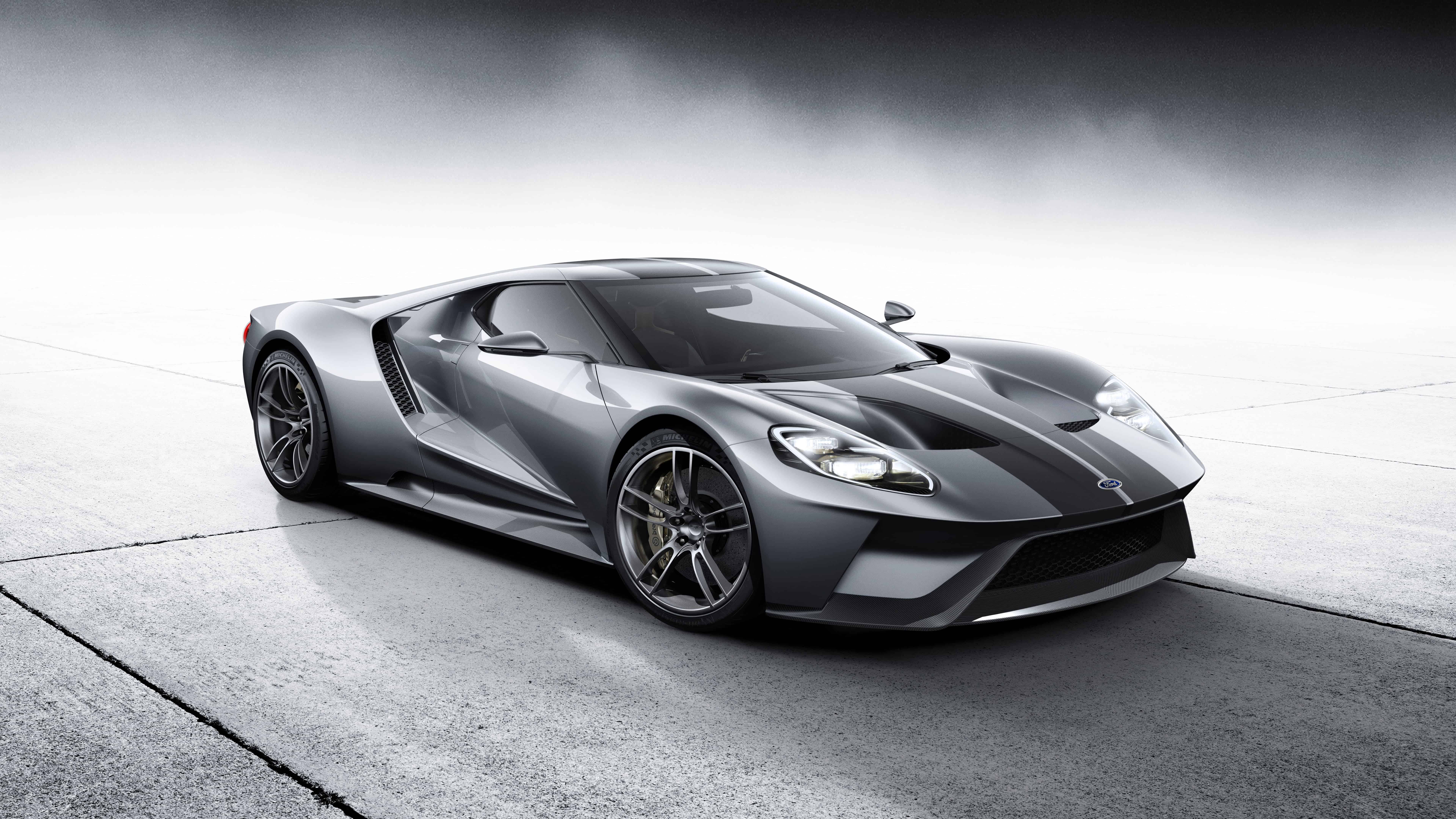 7680x4320 Ford GT Black UHD 8K Wallpaper