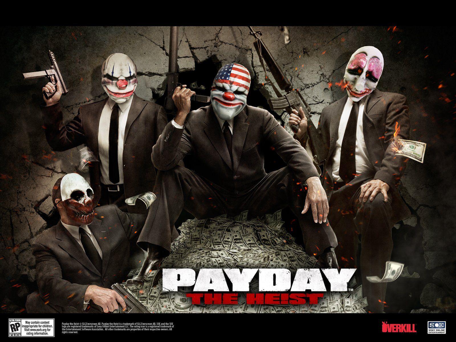 1600x1200 PayDay The Heist wallpaperx1200