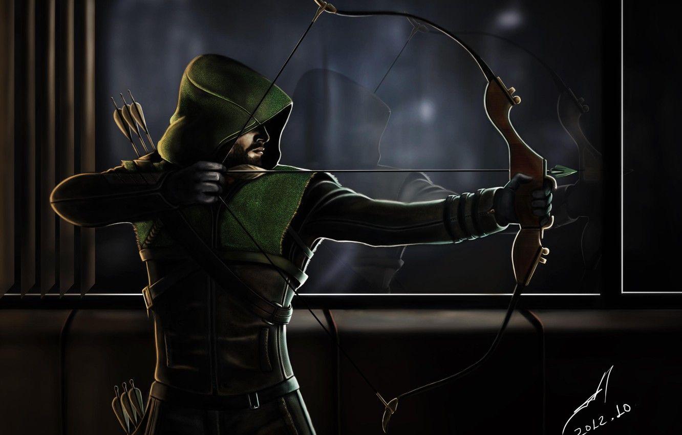 1332x850 Wallpaper Art, Green Arrow, Arrow, Stephen Amell, Emerald Archer image for desktop, section фильмы