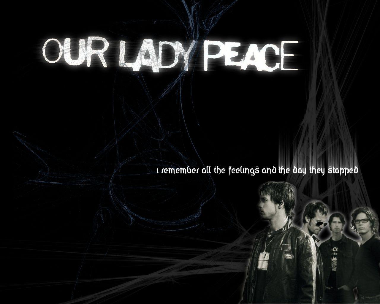 1280x1024 Our Lady Peace. Fanart tv, Peace, No one loves me