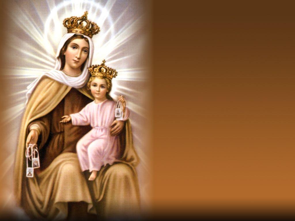 1024x768 Holy Mass image.: Our Lady of Mount Carmel