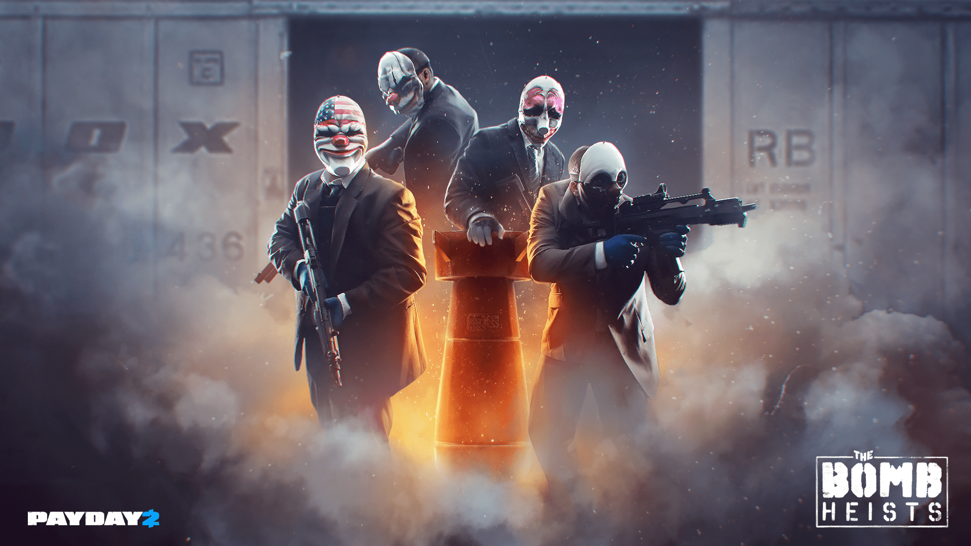 1920x1080 PAYDAY 2 DLC's “The Bomb Heists” and “Dragan Character Pack” now available on Steam