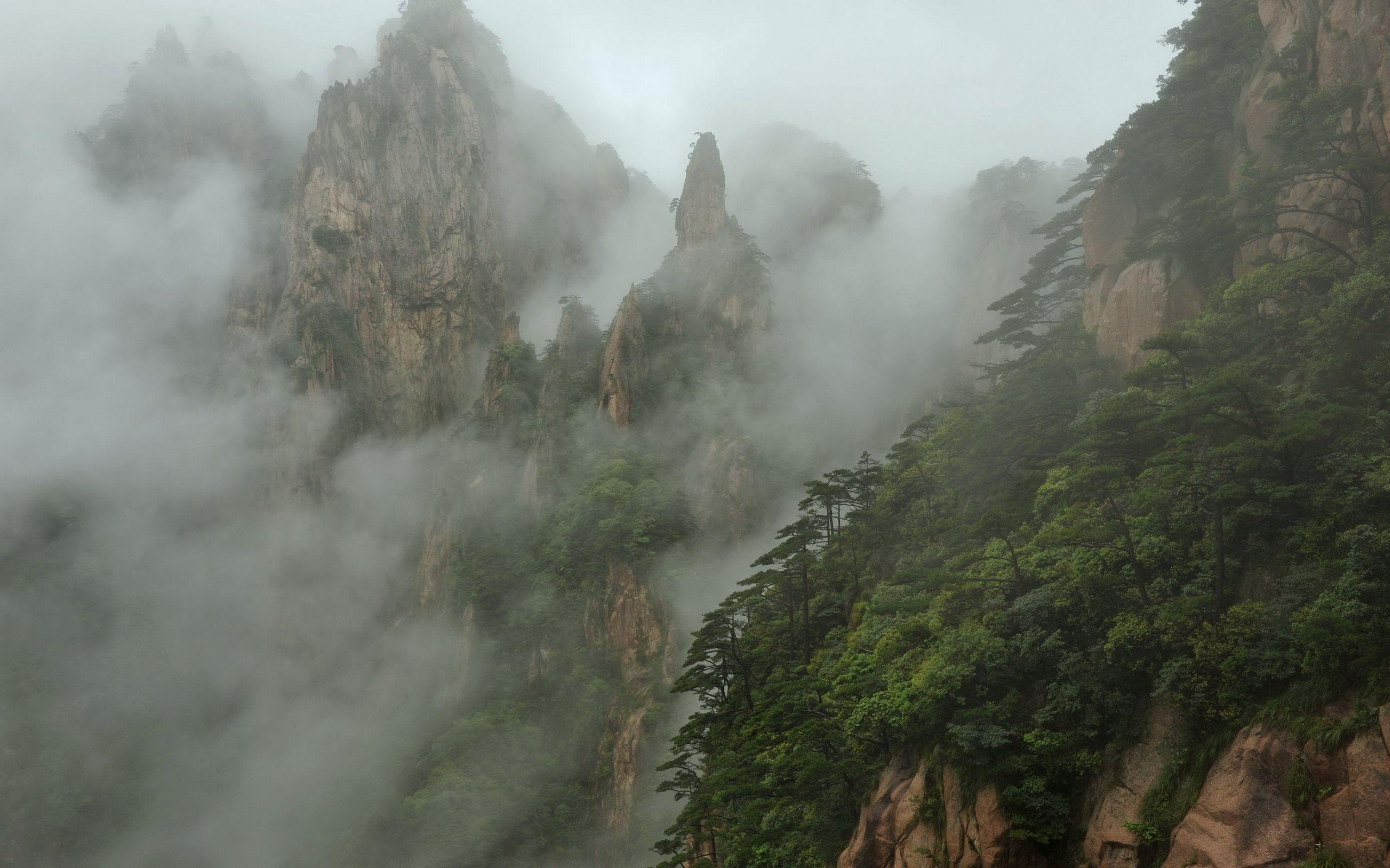 2560x1600 Foggy Mountains Wide Wallpaper 13874 14345 Hd (2560×1600). Mountain Wallpaper, Foggy Mountains, Scenery