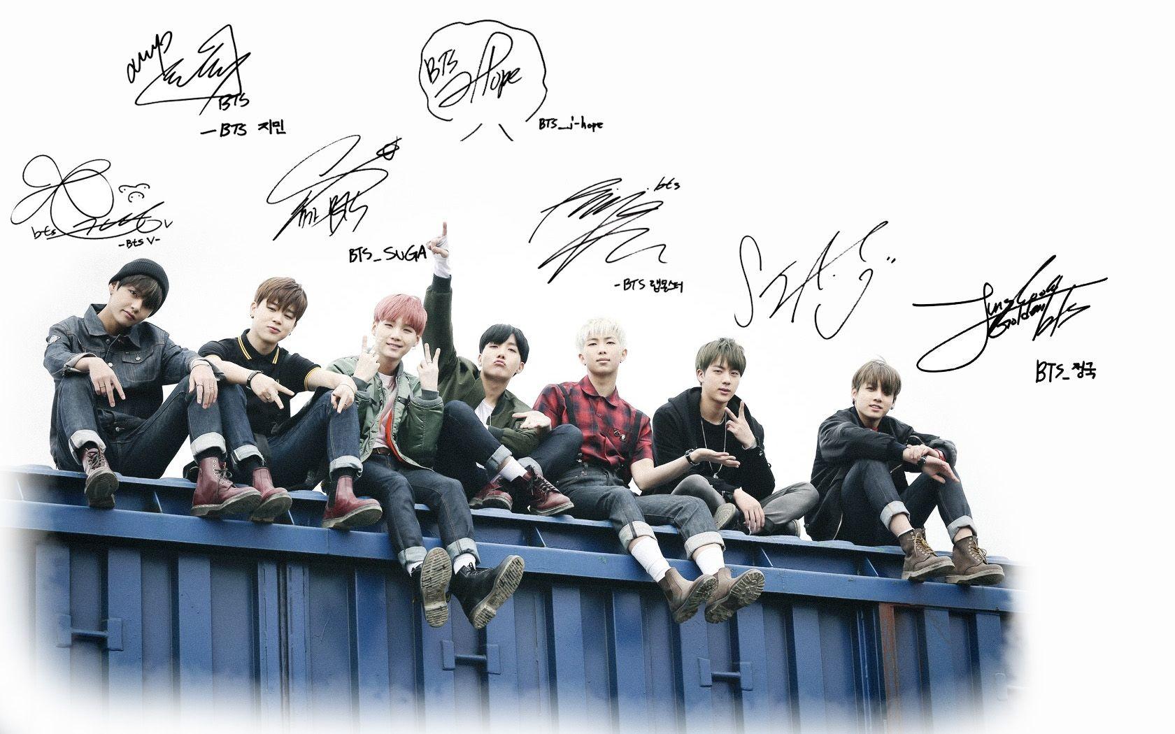 337 Bts Wallpaper With Names free Download - MyWeb