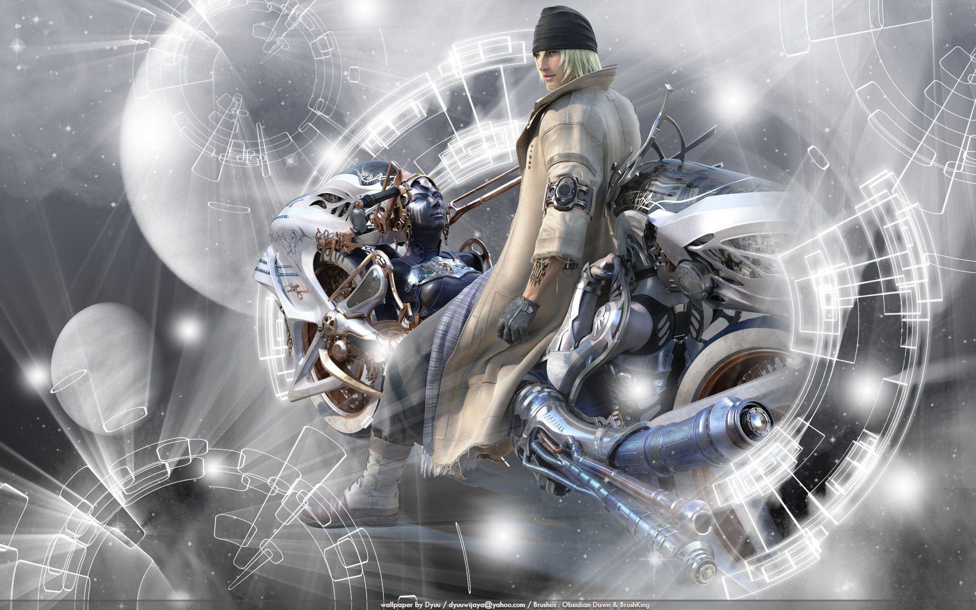 1920x1200 Final Fantasy XIII Wallpaper: Snow & Shiva