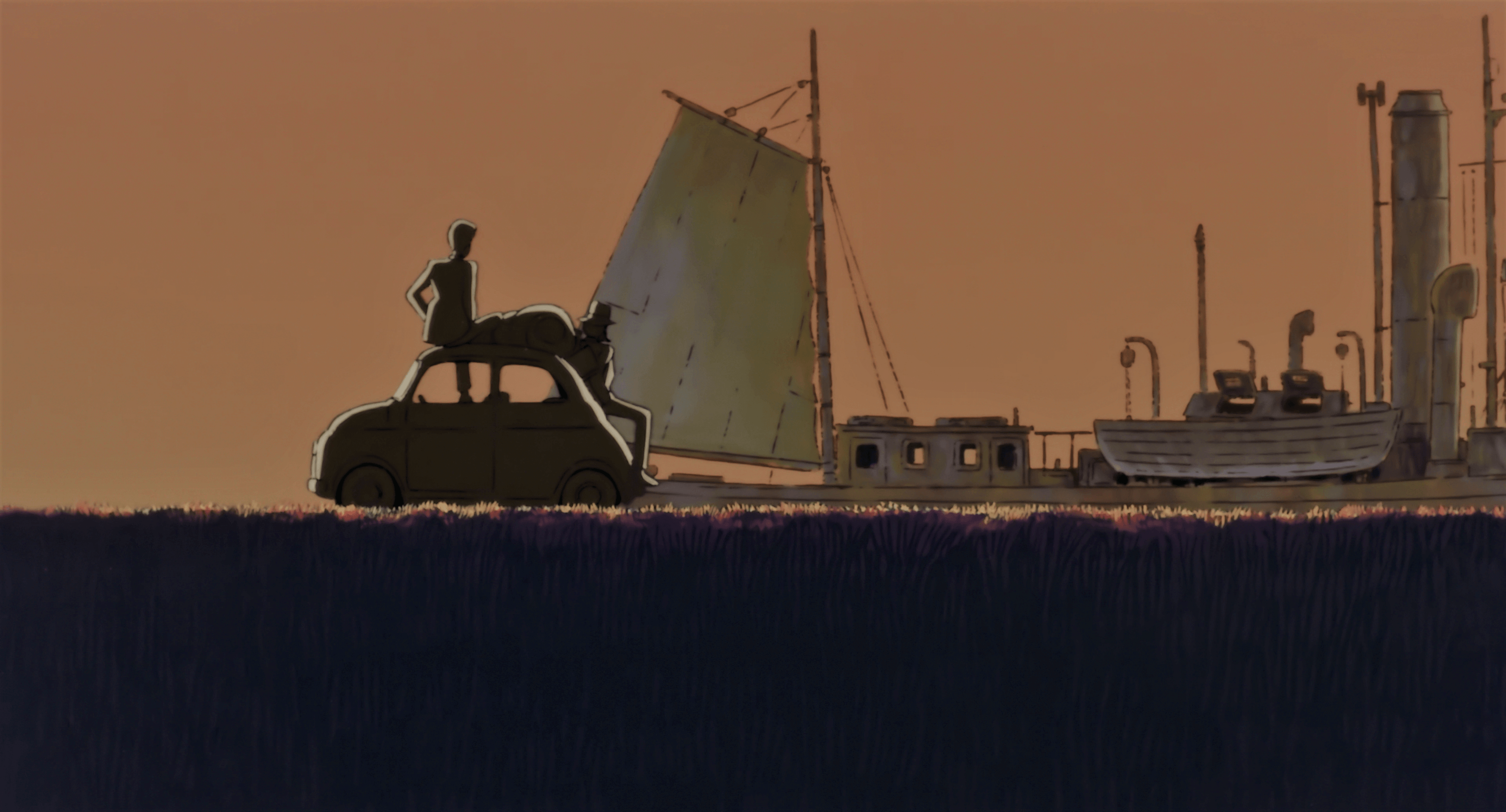 3840x2072 Lupin the Third: The Castle of Cagliostro credits [3840x2072]