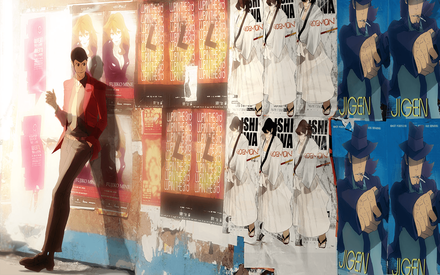 1440x900 anime, Lupin III, anime boysx900 Wallpaper