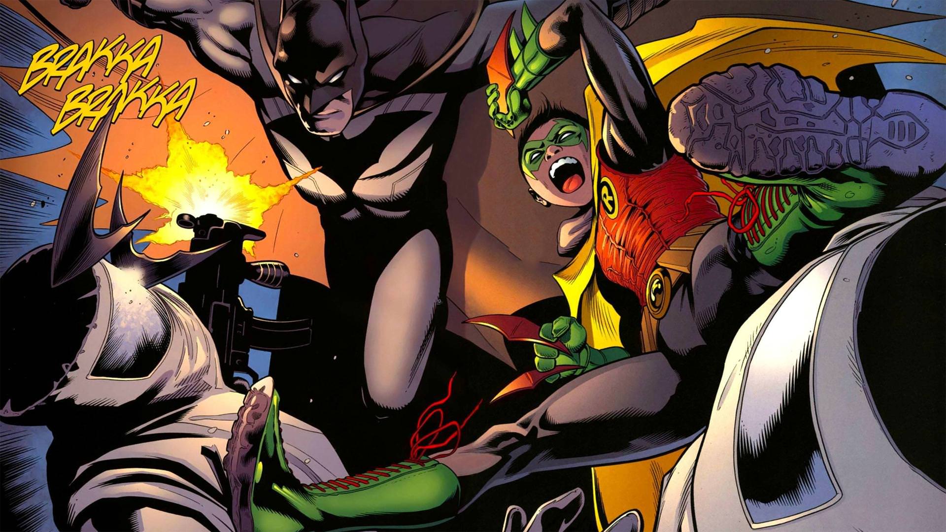 1920x1080 Batman and robin (damian wayne) New 52 [1920x1080]