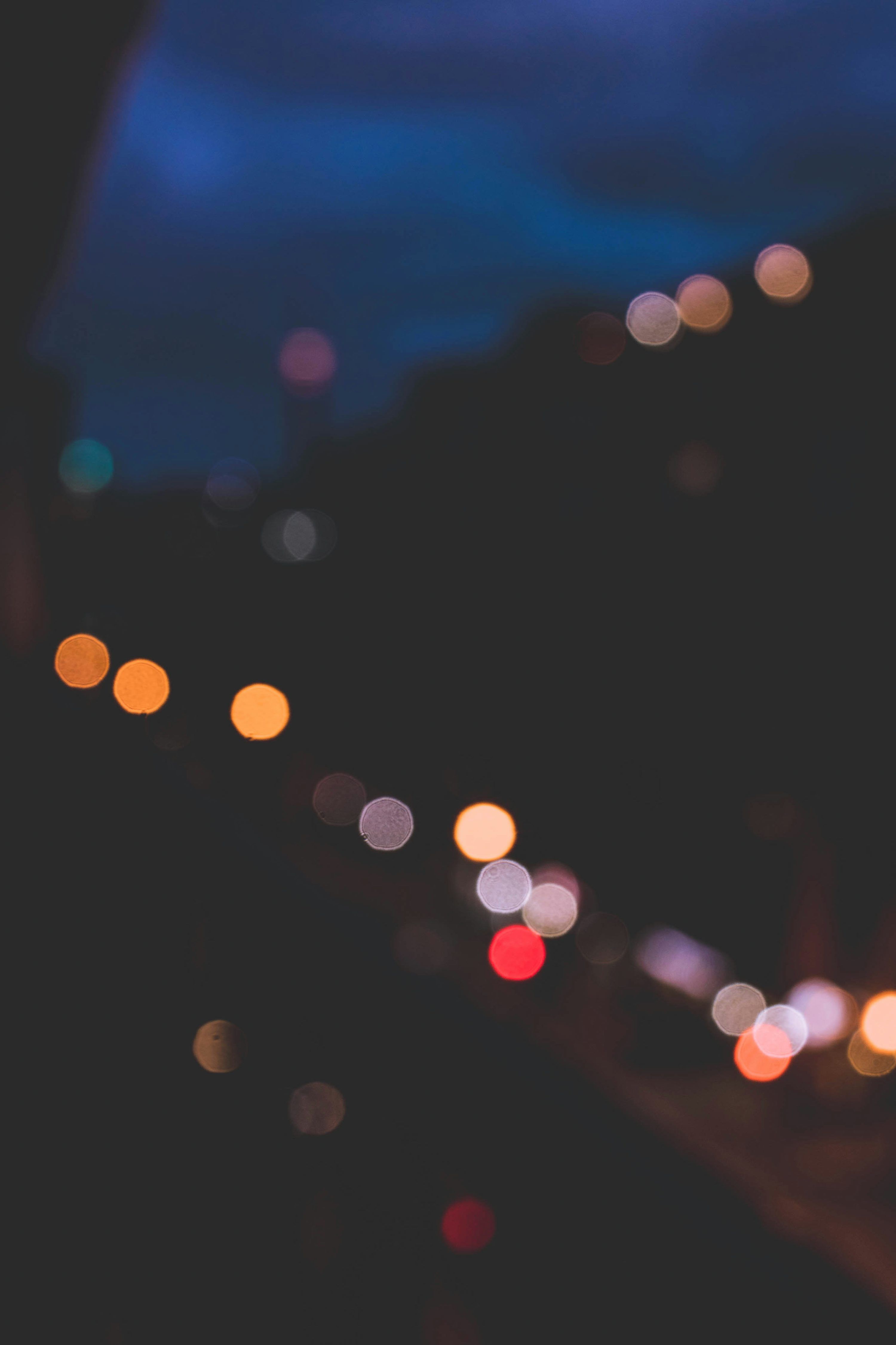 3000x4500 Dark Bokeh Picture. Download Free Image