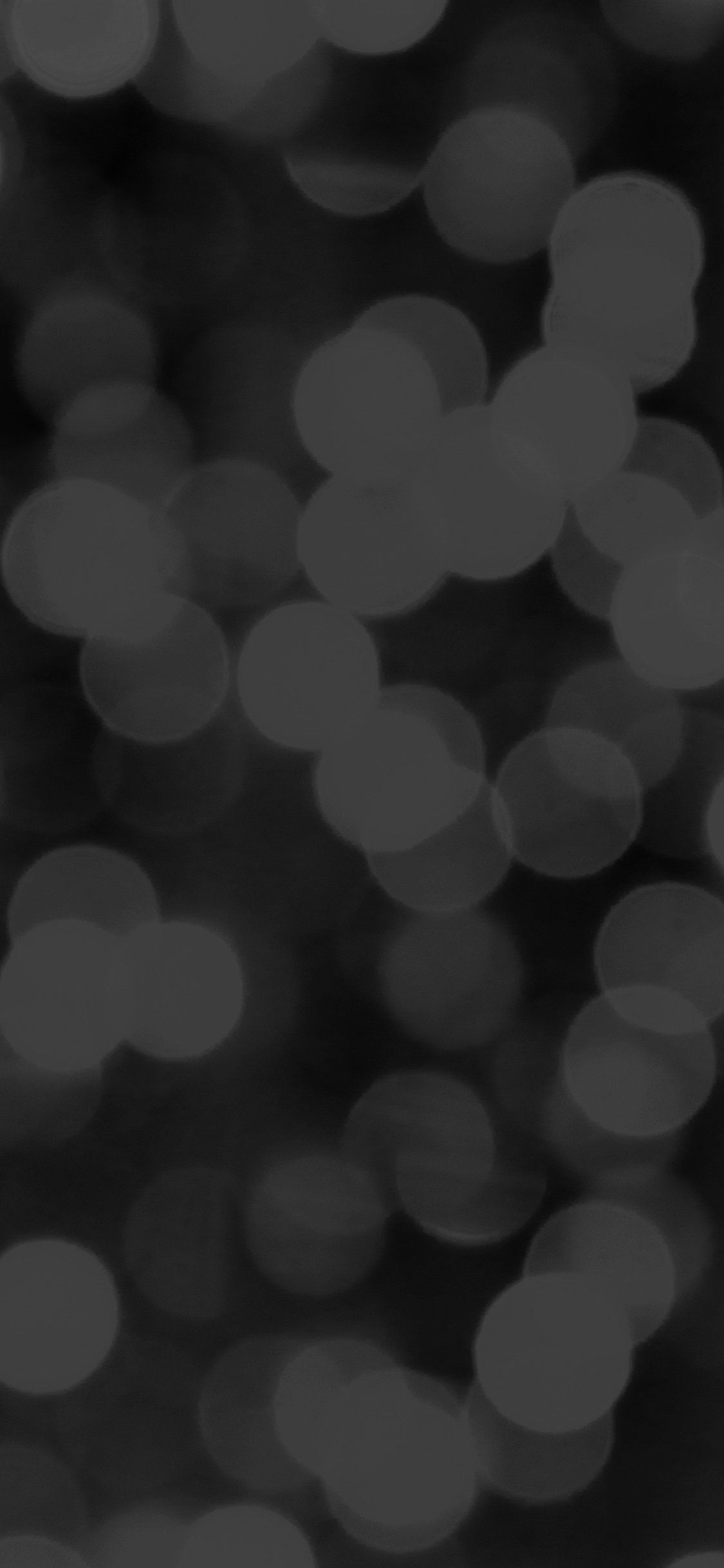 1125x2436 Dark Bokeh Circle Abstract Pattern iPhone Wallpaper
