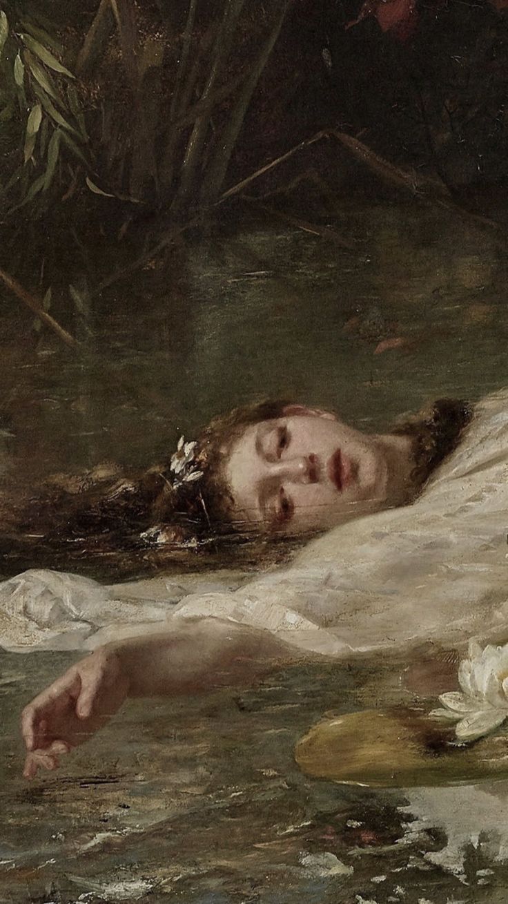 736x1309 Pinterest. Ophelia wallpaper, Nymph wallpaper, Classical art lockscreen