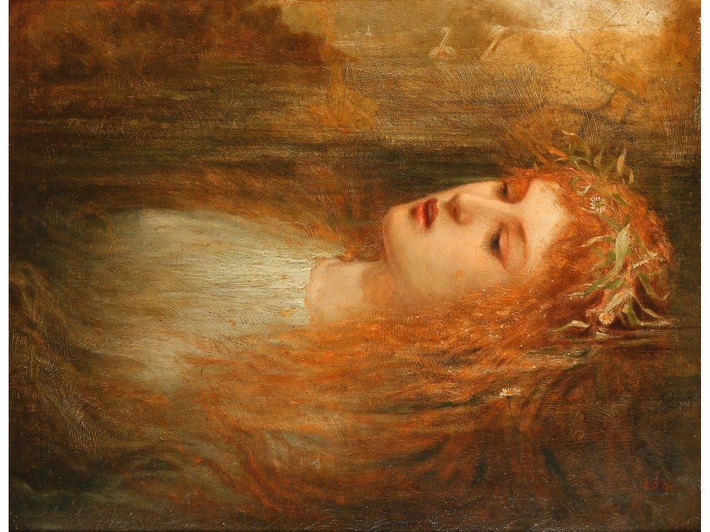 1024x768 John Everett Millais Wallpaper