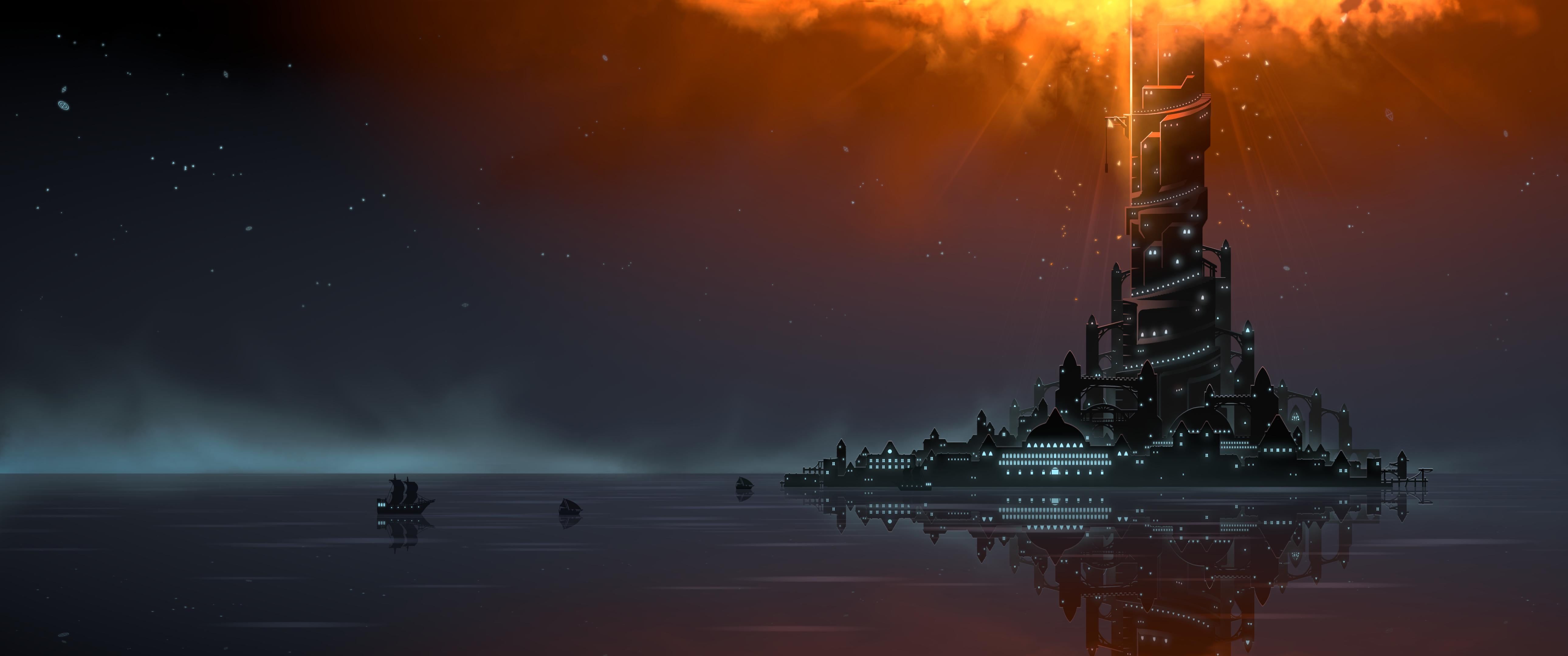 5160x2160 Wallpaper the Spire [5160x2160px]