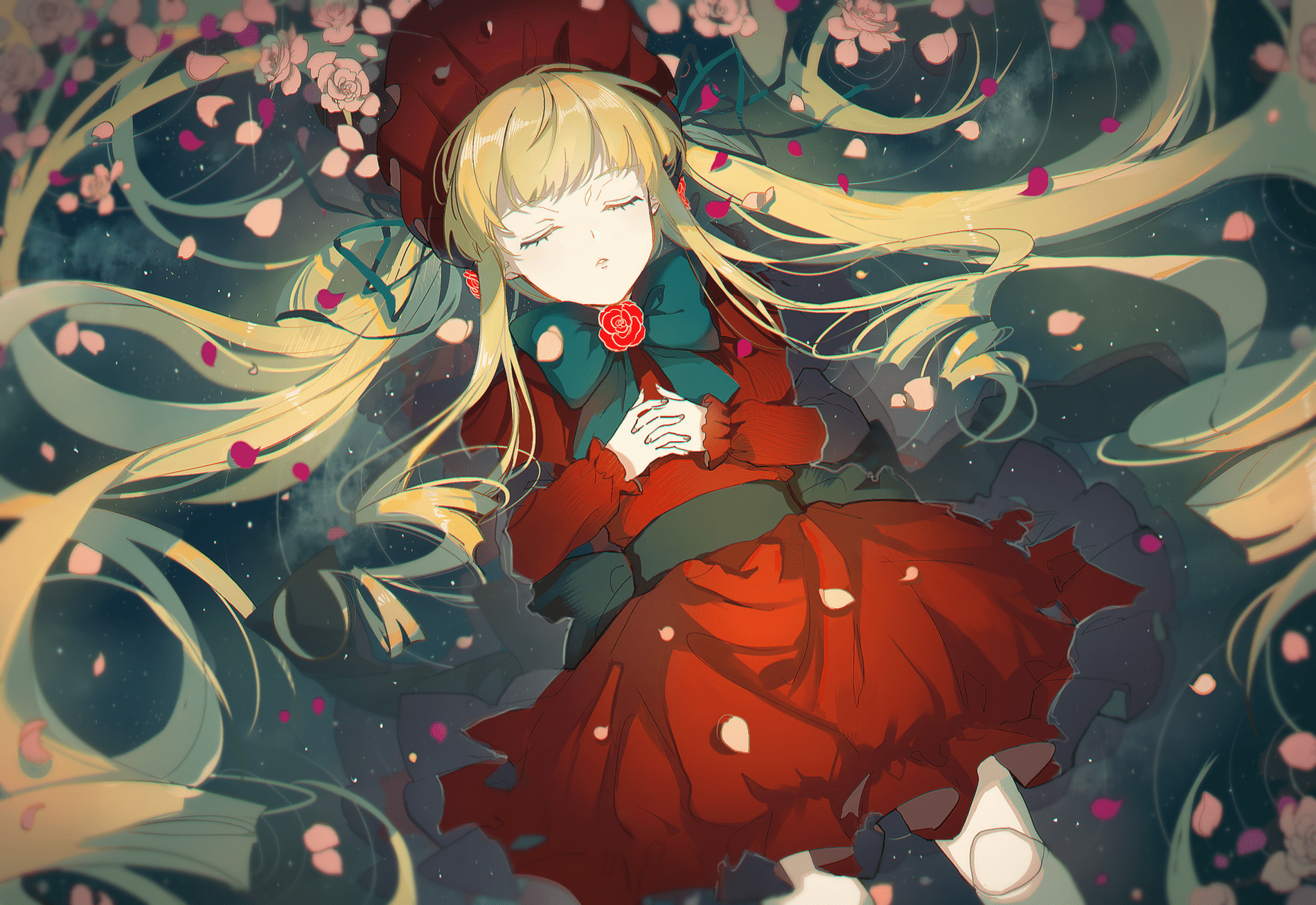 1900x1307 Shinku's Crimson Reverie
