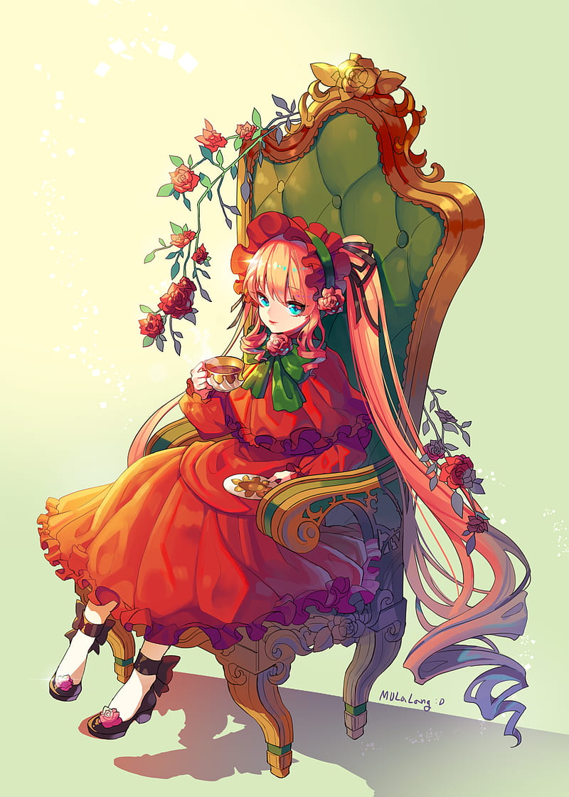 800x1119 Rozen Maiden, anime girls, doll, Shinku, HD phone wallpaper