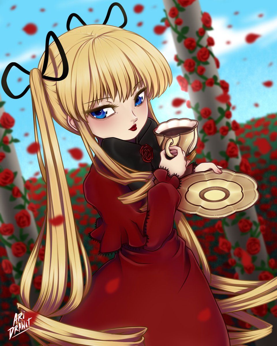 960x1200 Gorgeous morning Shinku from Rozen Maiden! I love this character so much, and i can't hold myself to draw her! - #anime #animedrawing #animedraw #animeartist #animestyle #shinku #rozenmaiden #イラスト