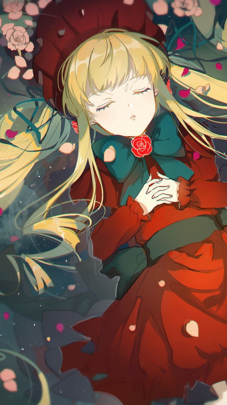 750x1334 Phone wallpaper: Anime, Rozen Maiden, Shinku (Rozen Maiden) 1323340