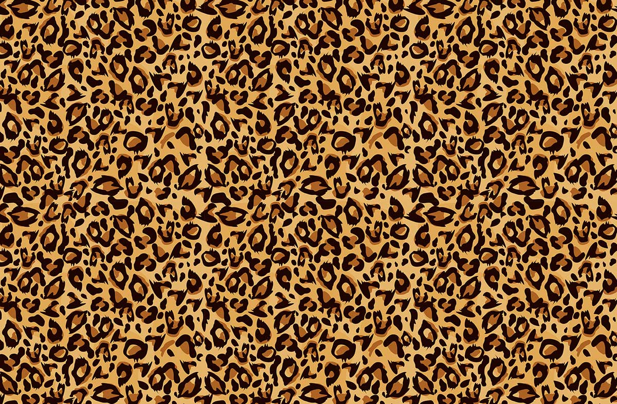 1200x786 Bold Leopard Print Exotic Mural Wallpaper
