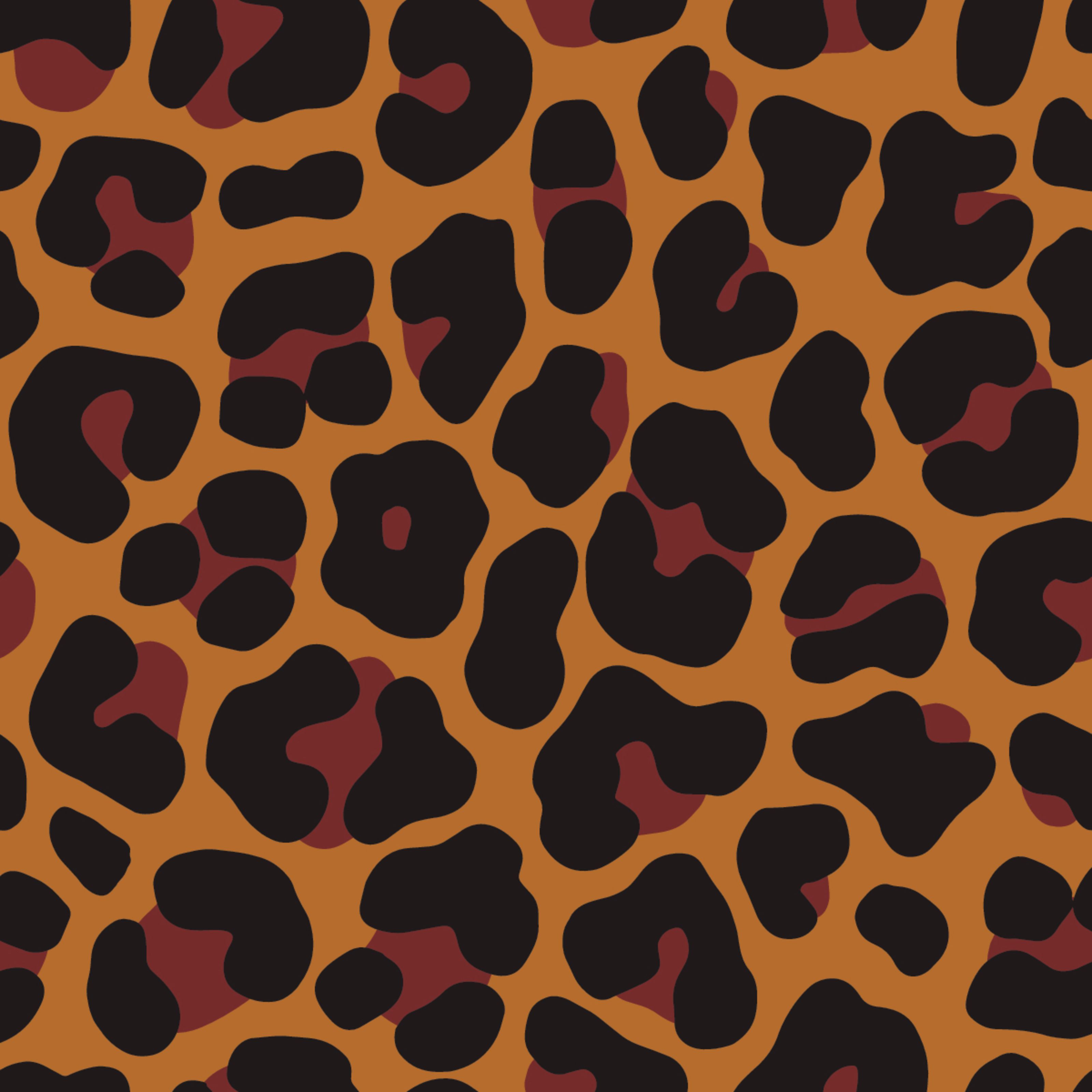 3200x3200 Spots and Dots Leopard Print Wallpaper