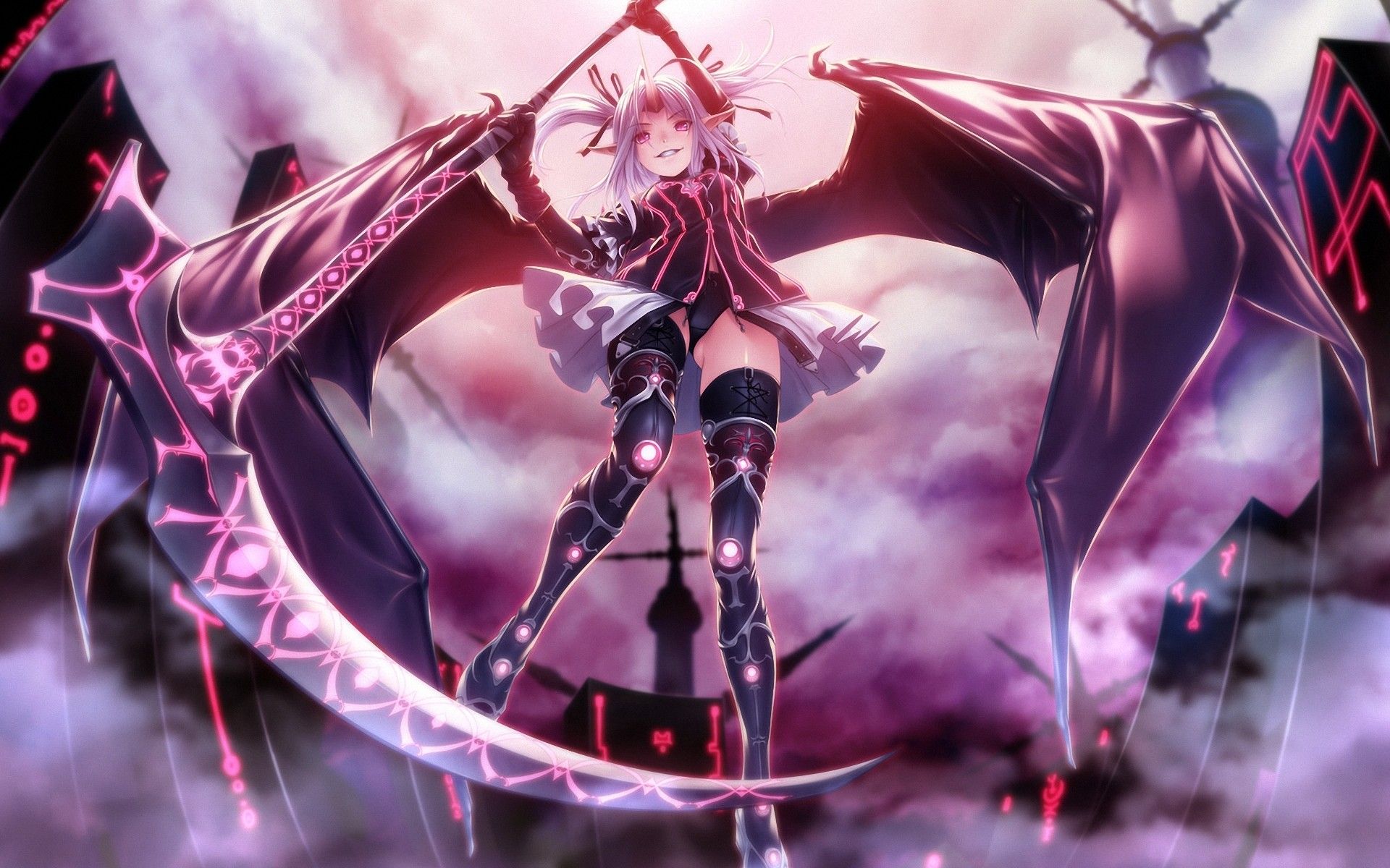 1920x1200 Girl Devil Anime Wallpaper