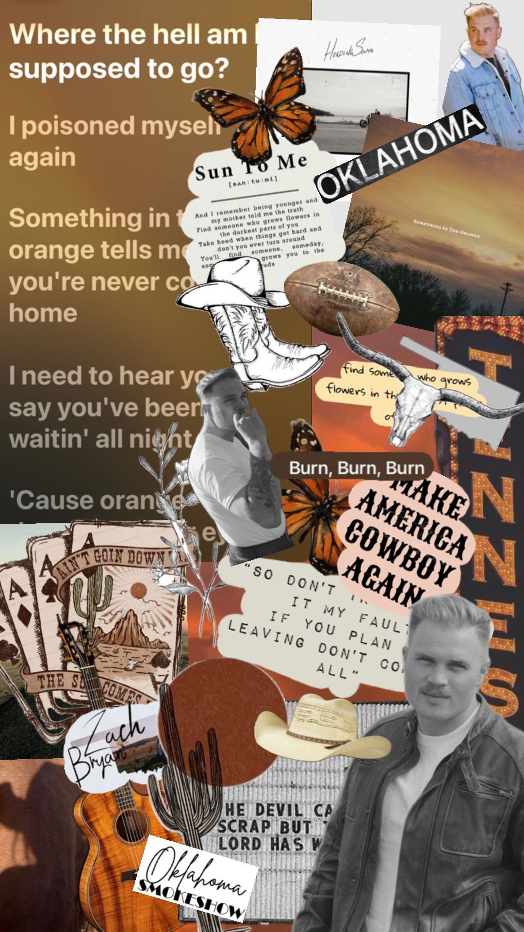 1080x1920 Zach Bryan iPhone Wallpaper