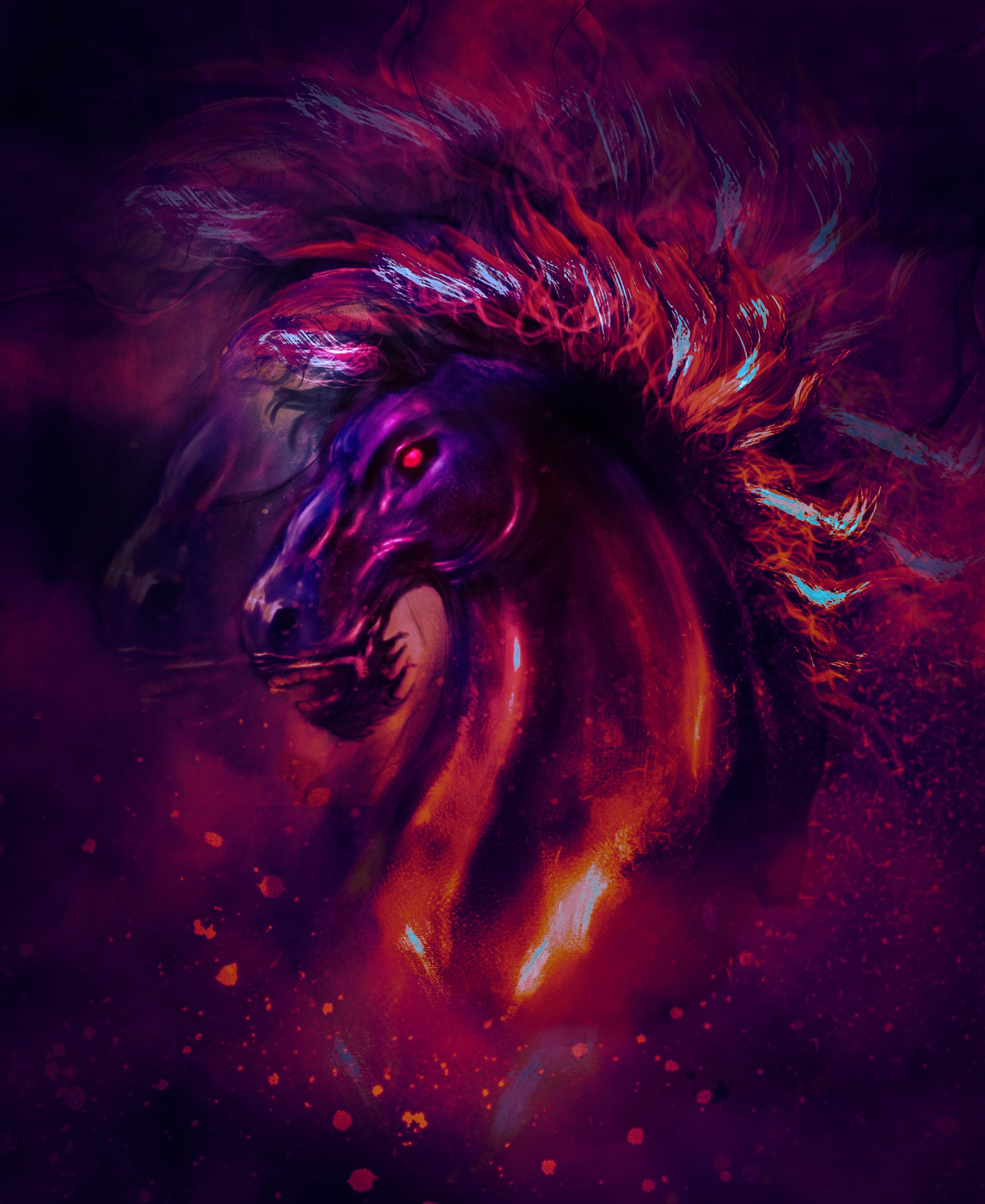 3124x3818 Artwork Horse, Art by me (Damyanoman), digital, 2024
