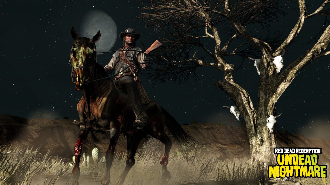 1280x720 Marston mounts a zombie horse