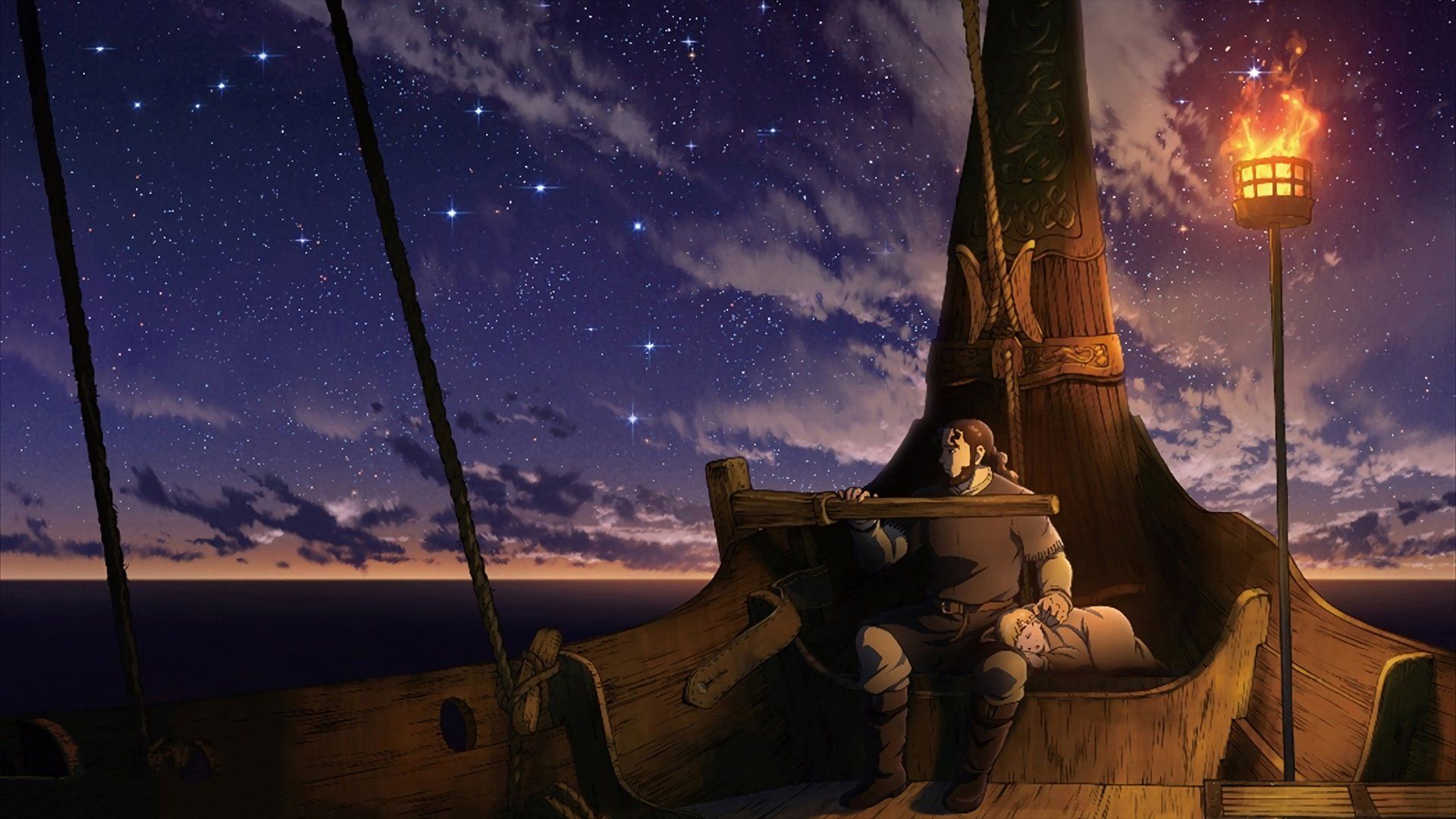 1920x1080 Vinland Saga Night Voyage
