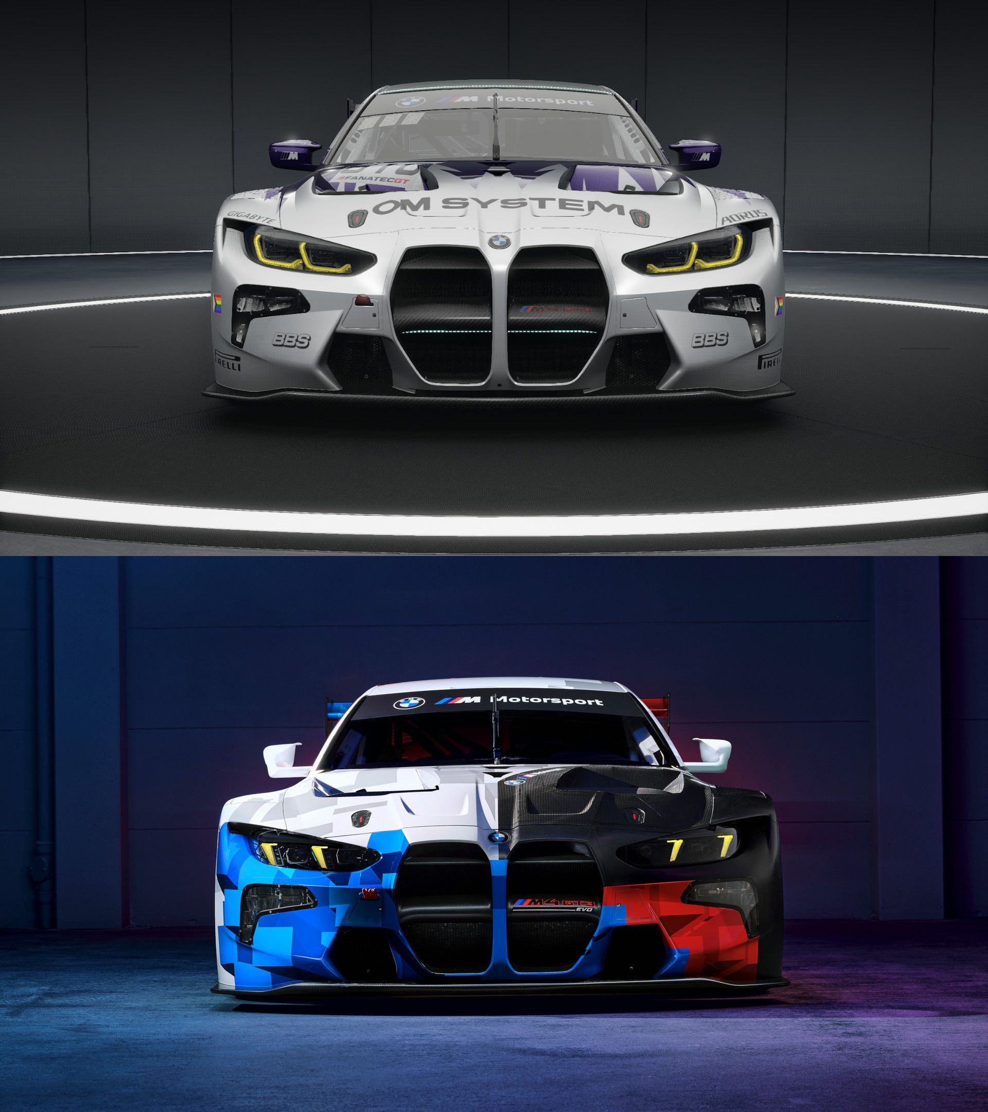 1920x2160 Quick comparison between the BMW M4 GT3 and the newly showcased BMW M4 GT3 Evo