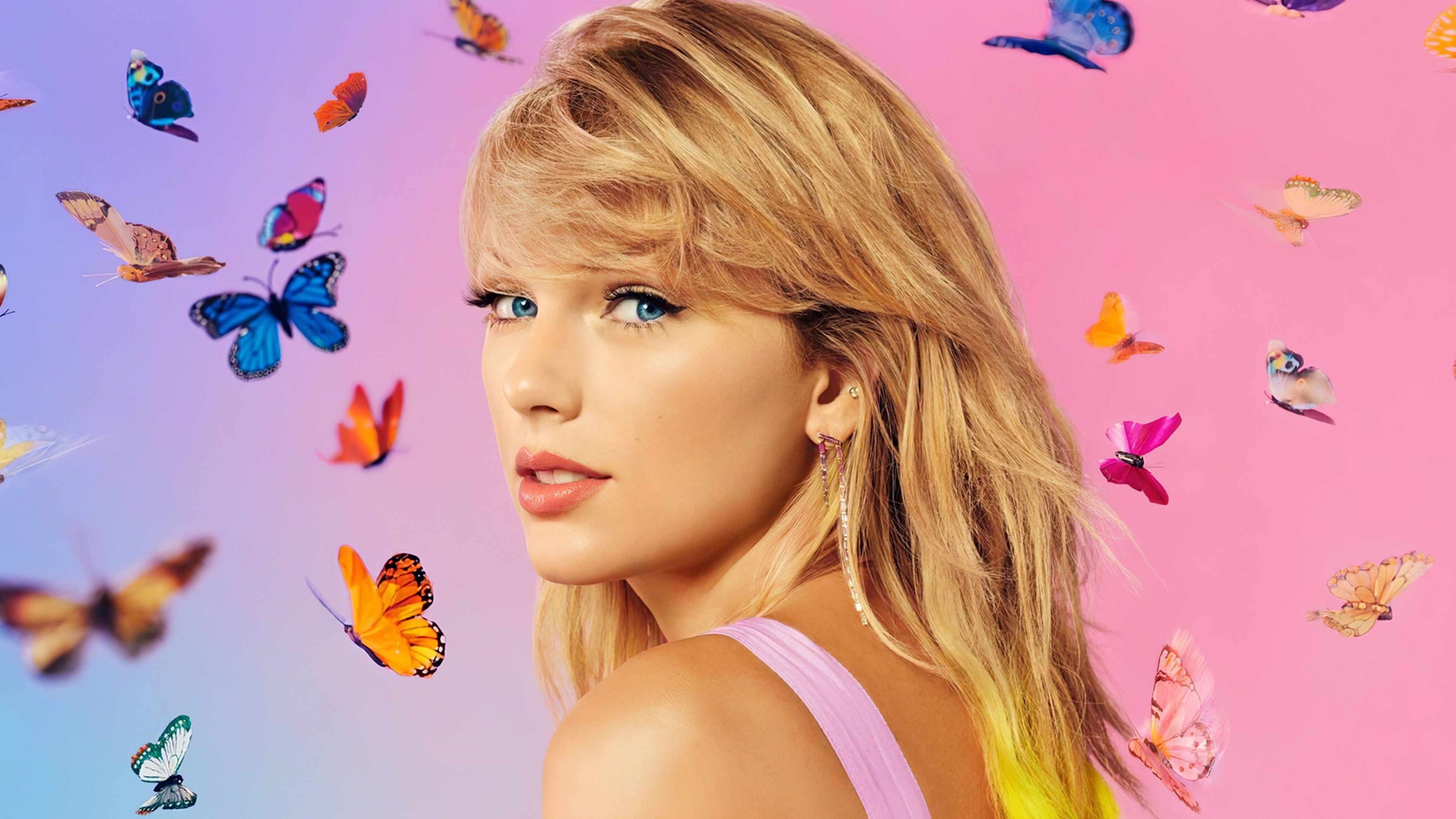 3840x2160 Taylor Swift Wallpaper 4K, Butterflies, Singer
