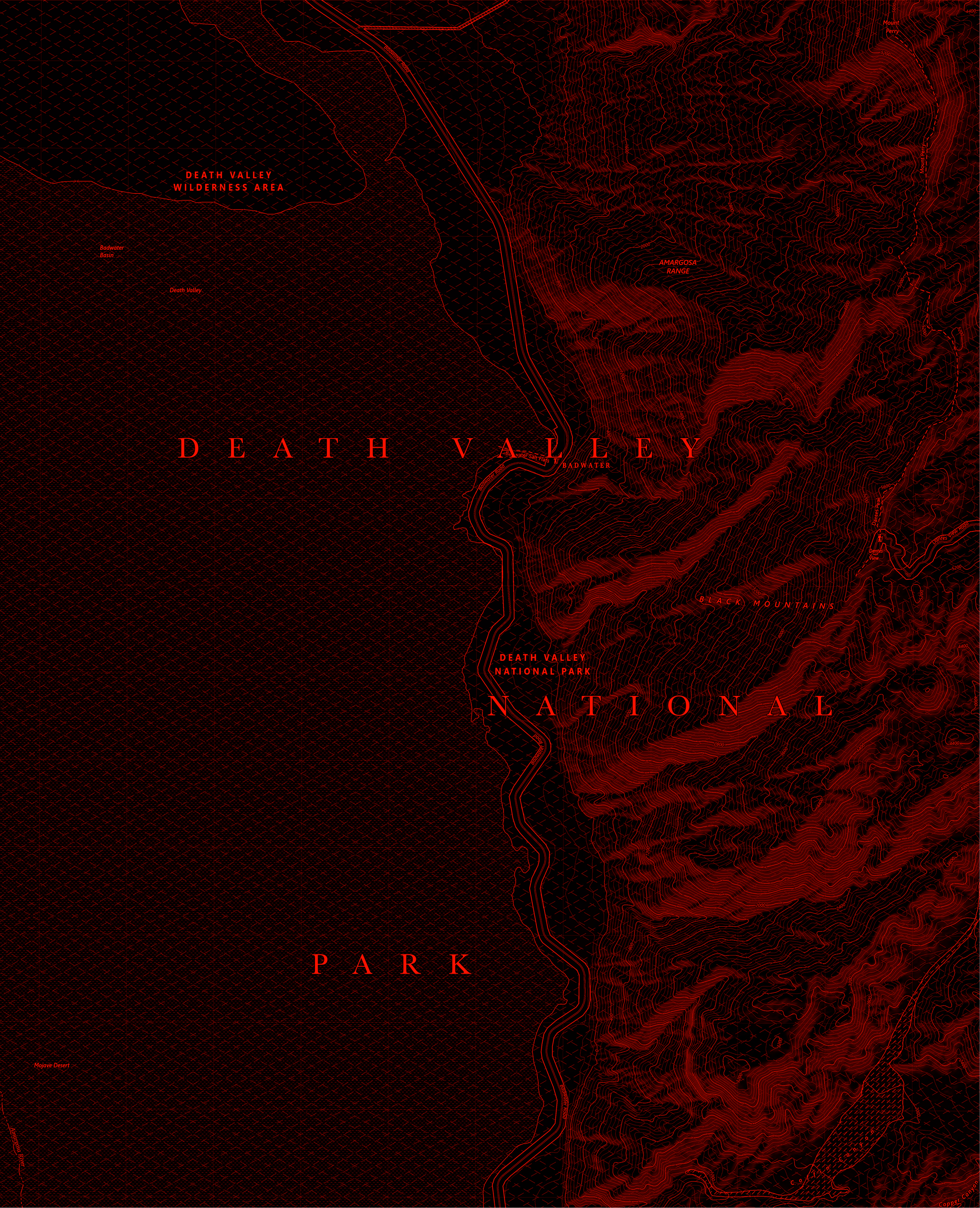 3142x3872 Nomad Goods' California topographic wallpaper