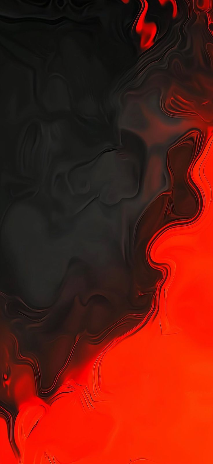 736x1600 Black and red fluid design. Red and black topographic wallpaper, Red abstract iphone wallpaper, Abstract
