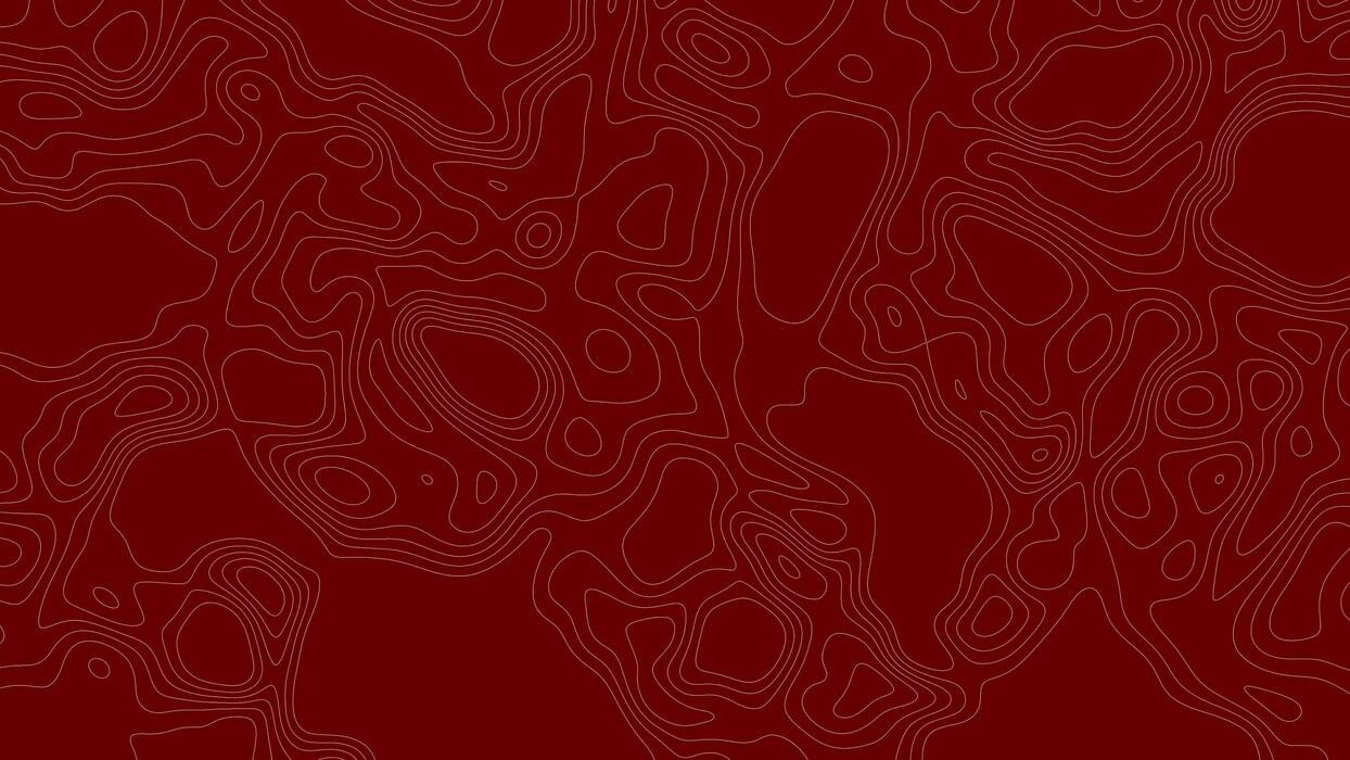 1244x700 White Line Topographic Map Animated with Red Background in 4K Resolustion