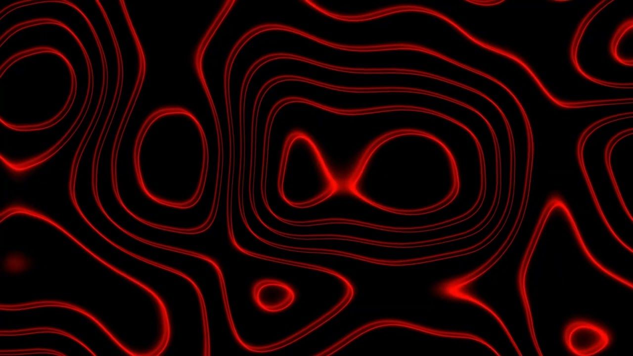 1280x720 03 07 Abstract Red Neon wave pattern｜ Height Map Footage ｜ 4k Background Gp 06q1j5fo