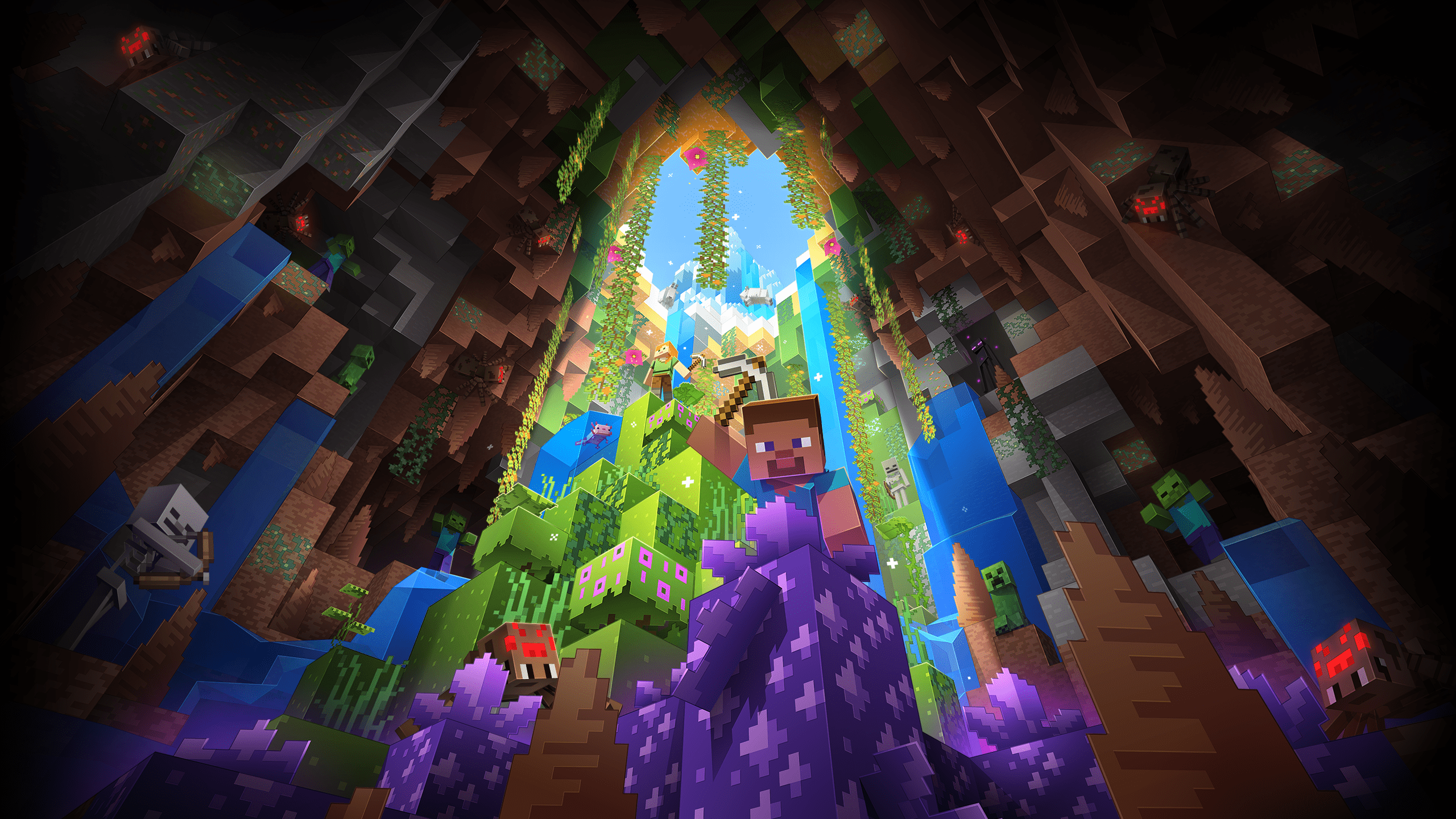 2560x1440 Minecraft Wallpaper and Background: Free HD Download