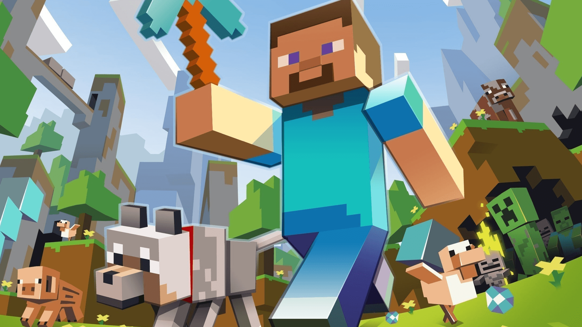 1920x1080 Minecraft Alpha is temporarily free to play. Play it now, damn it. < NAG