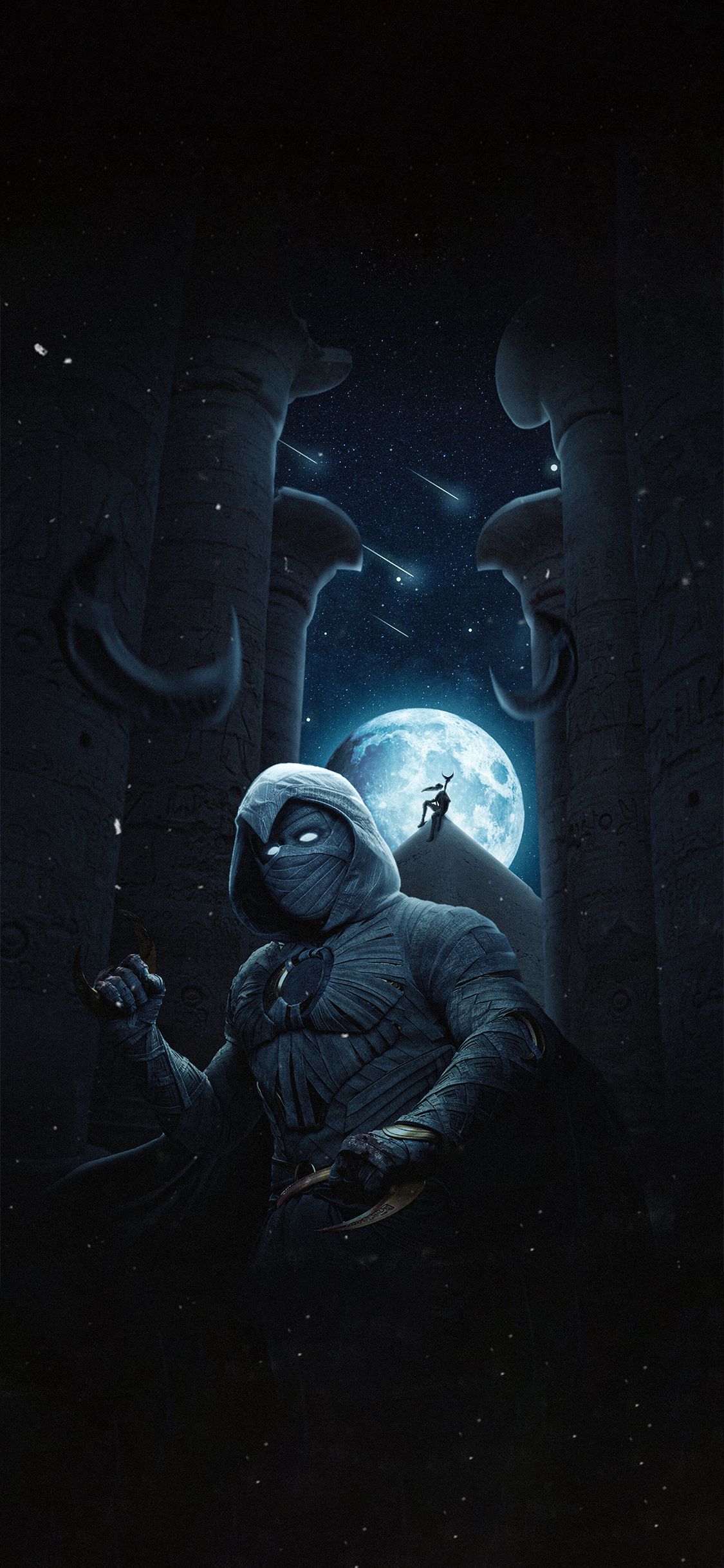 1125x2436 Moon Knight Aesthetic Wallpaper