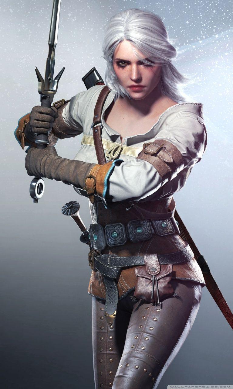 768x1280 Witcher 3 Ciri Phone Wallpaper