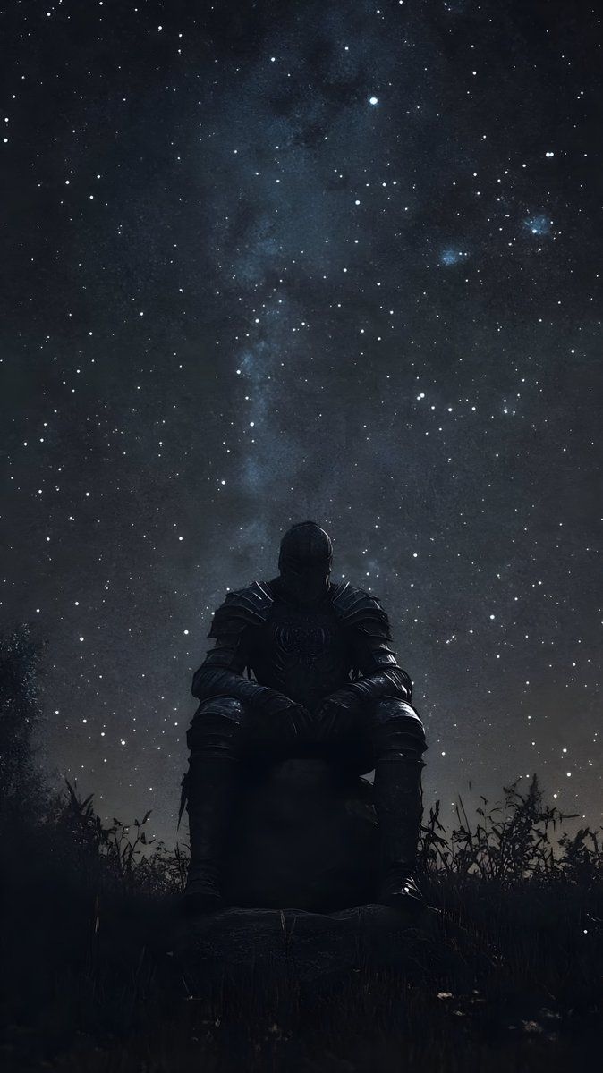 674x1200 Resting knight wallpaper