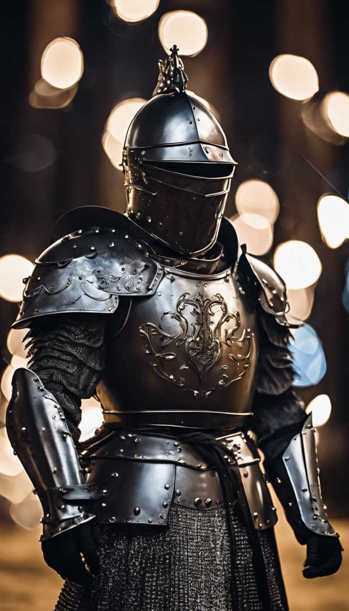 720x1260 A black steel knight's armor gleaming in the moonlight. Wallpaper [757a09f62ddd43439530]