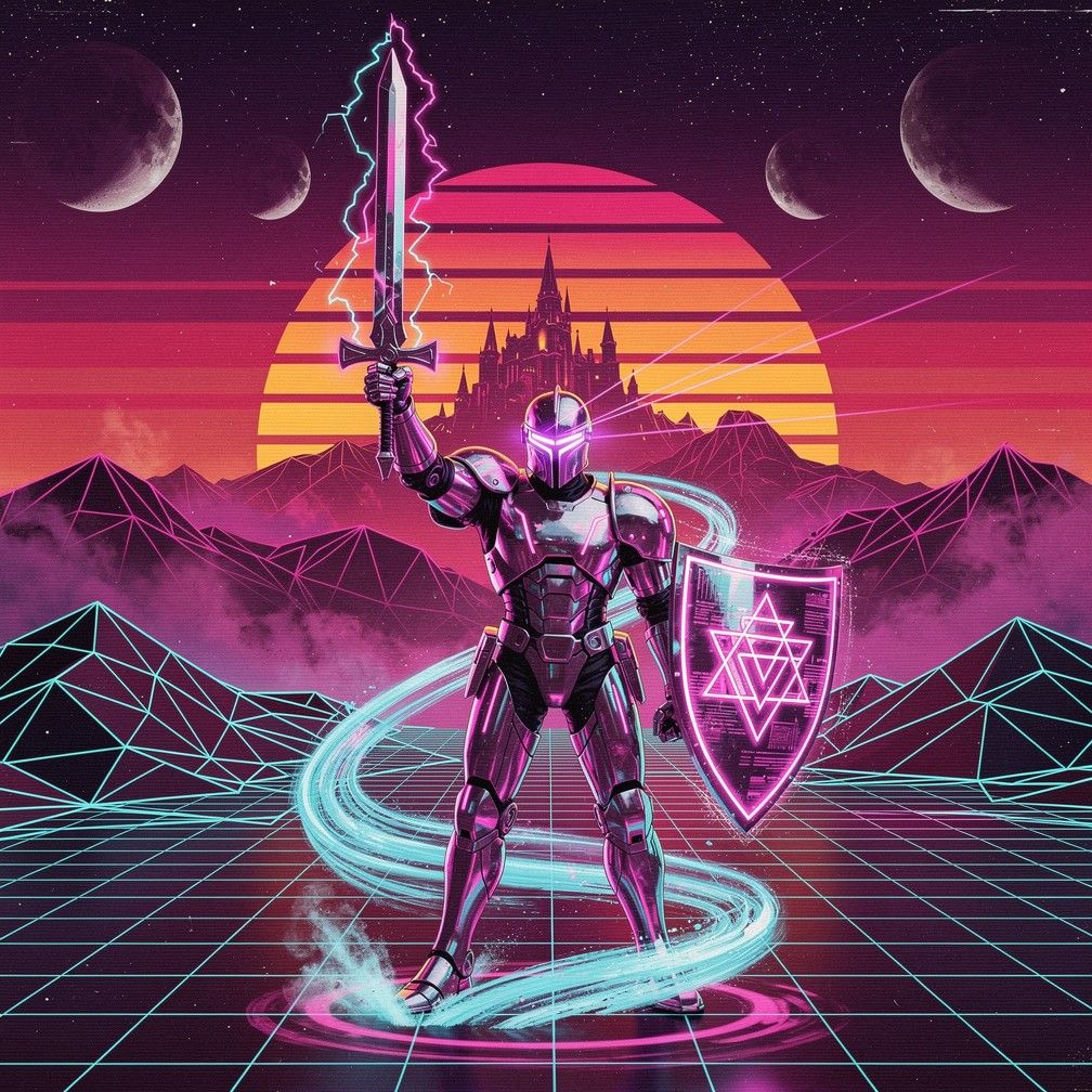 1008x1008 Free Jedi Knight Stock AI Image