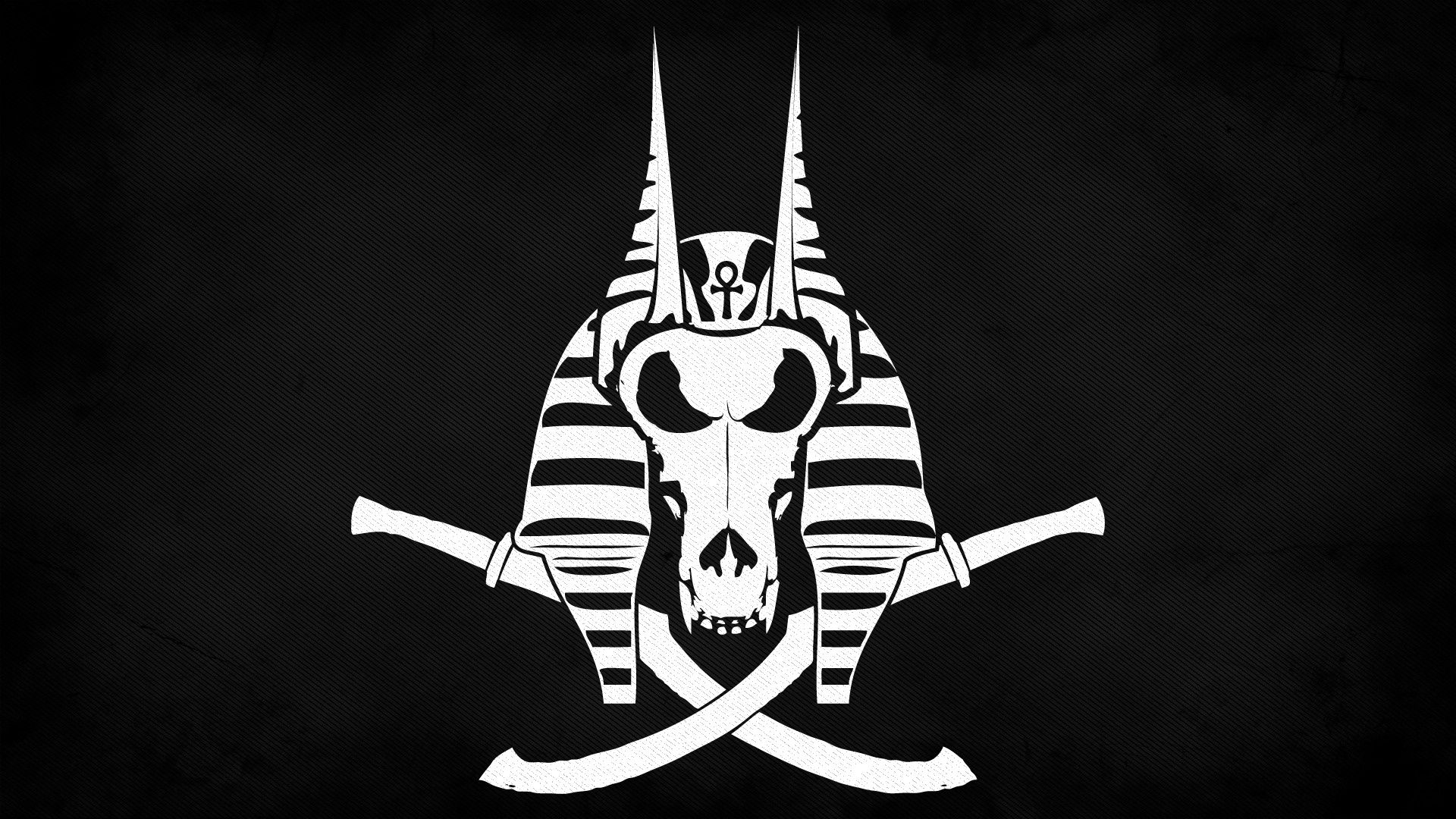 1920x1080 Wallpaper skull, God, sword, Egypt, sake, sword, Egypt, God for mobile and desktop, section минимализм, resolution 1920x1080