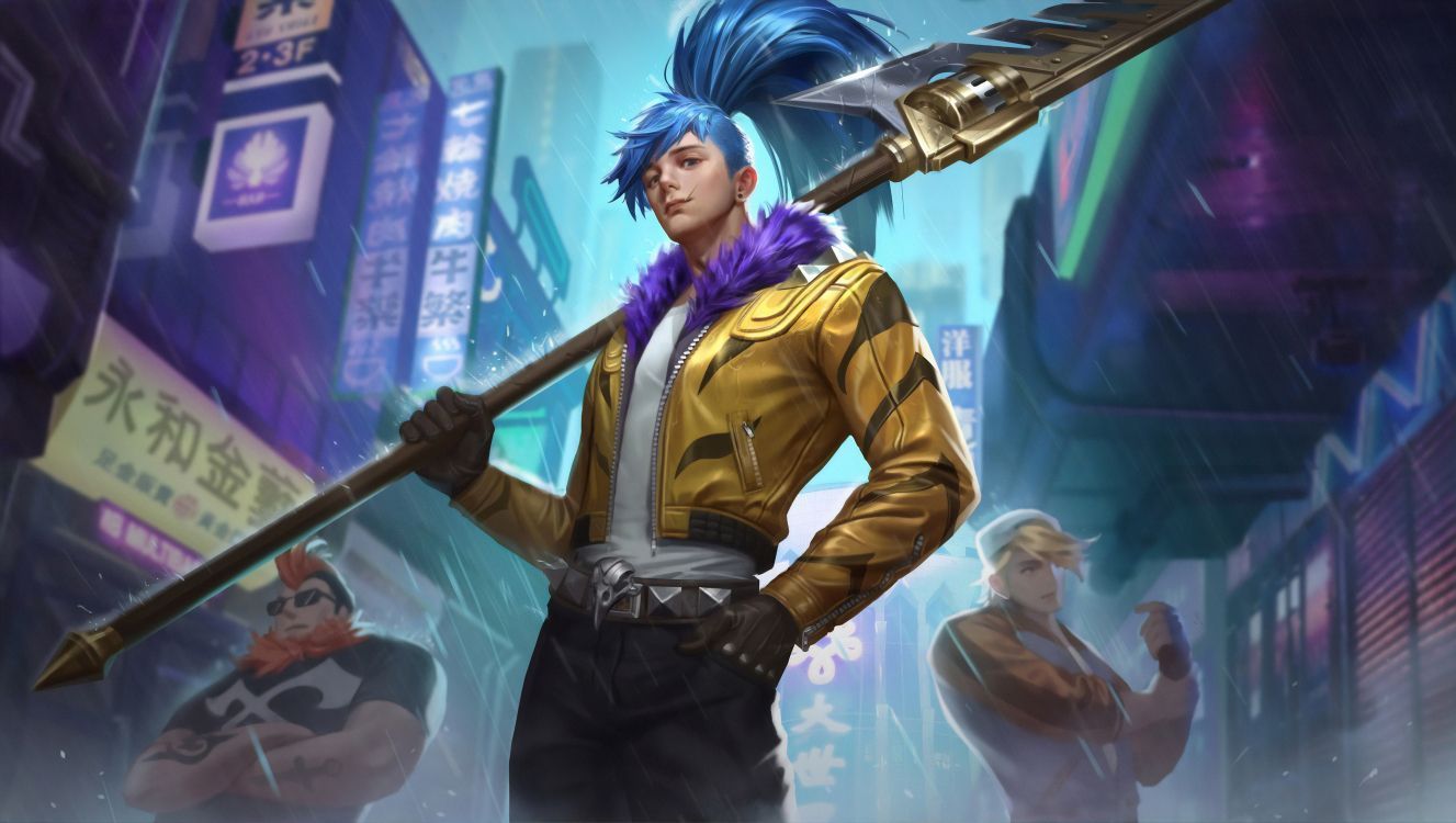 1327x750 Wallpaper Honor of Kings, Han Xin, Games, Adventure Game, pc Game, Background Free Image