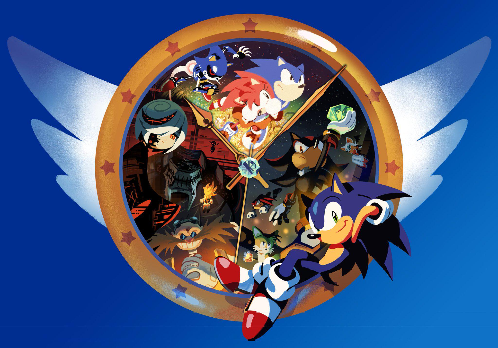 2048x1432 Happy 35th anniversary, Sonic!