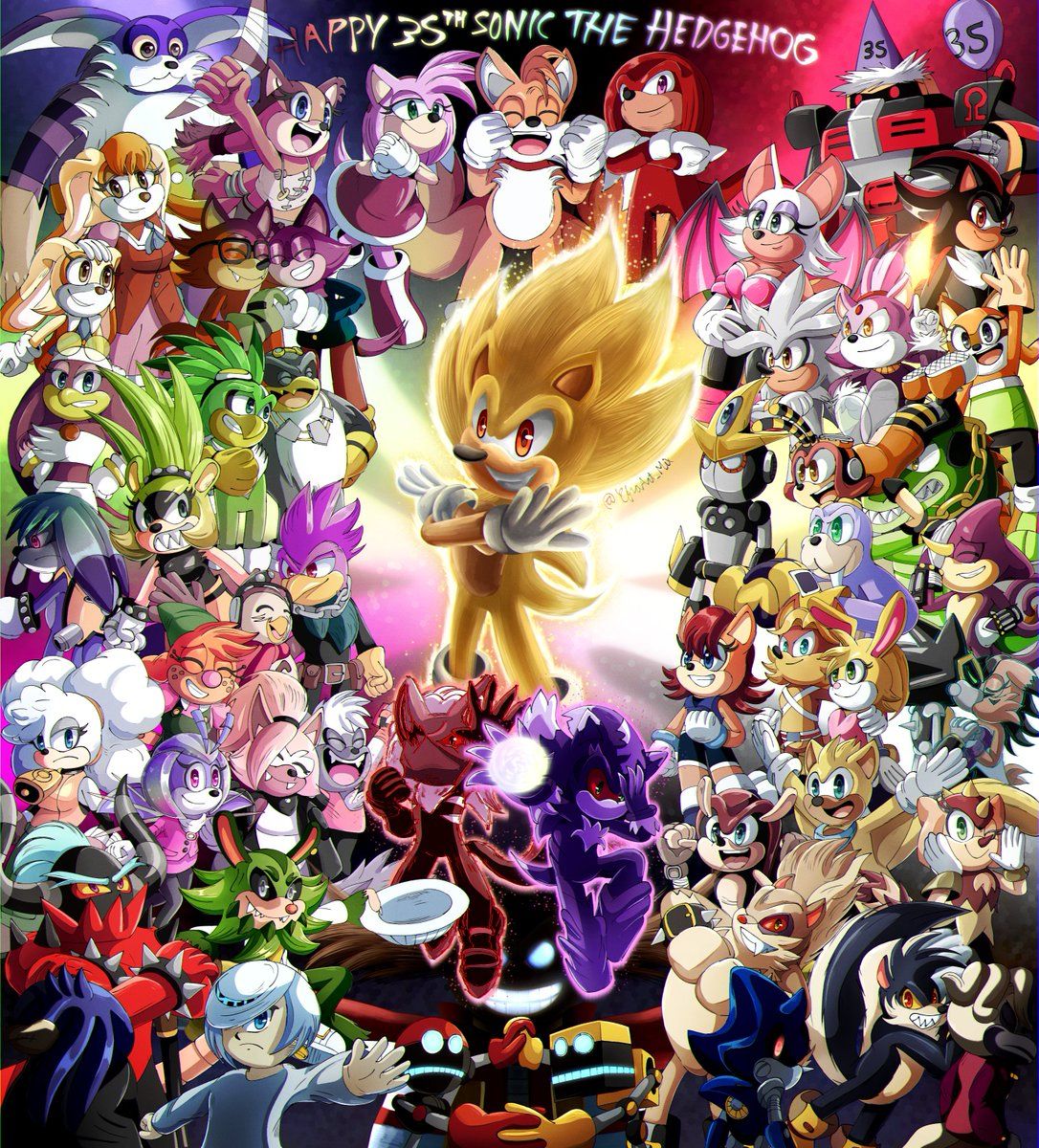 1086x1200 Endless Run! Endless Fast! Happy 35th Anniversary Sonic The Hedgehog