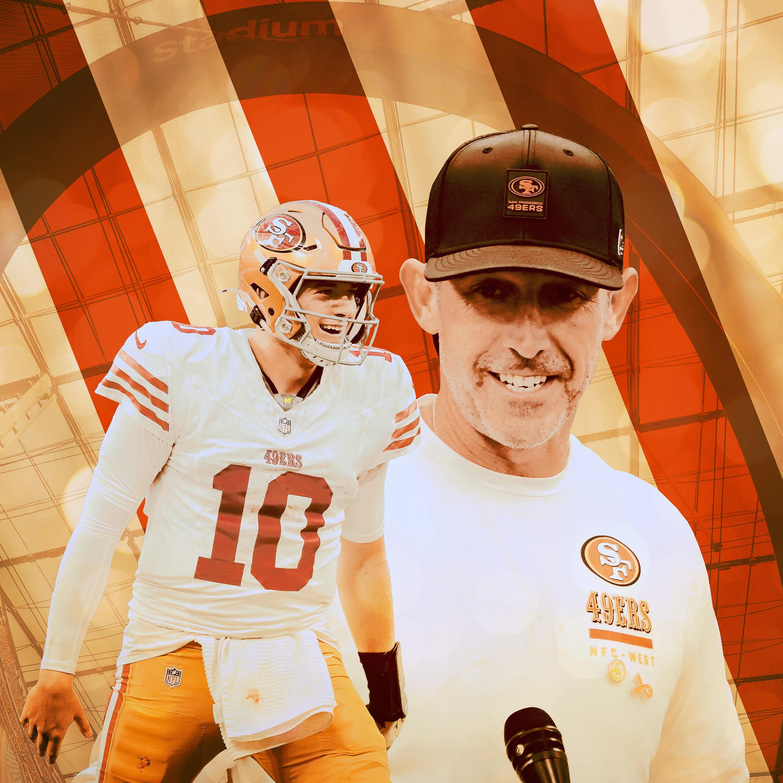 2560x2560 Mac Jones Cooked the Rams—Because Kyle Shanahan Gave Him the Recipe