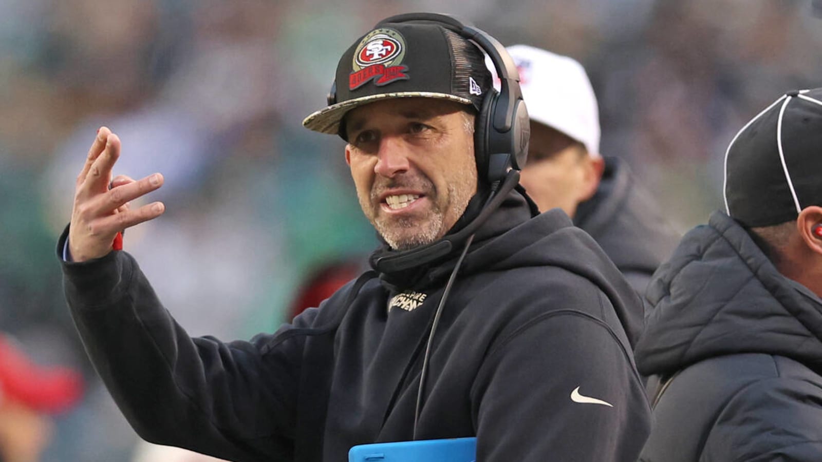 1600x900 Report: 49ers HC Kyle Shanahan, NFLPA director get into sideline spat