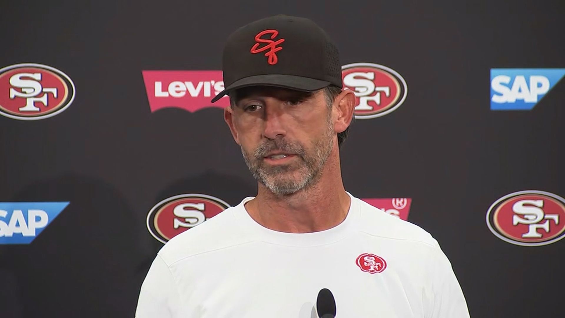 1920x1080 San Francisco 49ers Head Coach Kyle Shanahan talks injuries, strategy and more