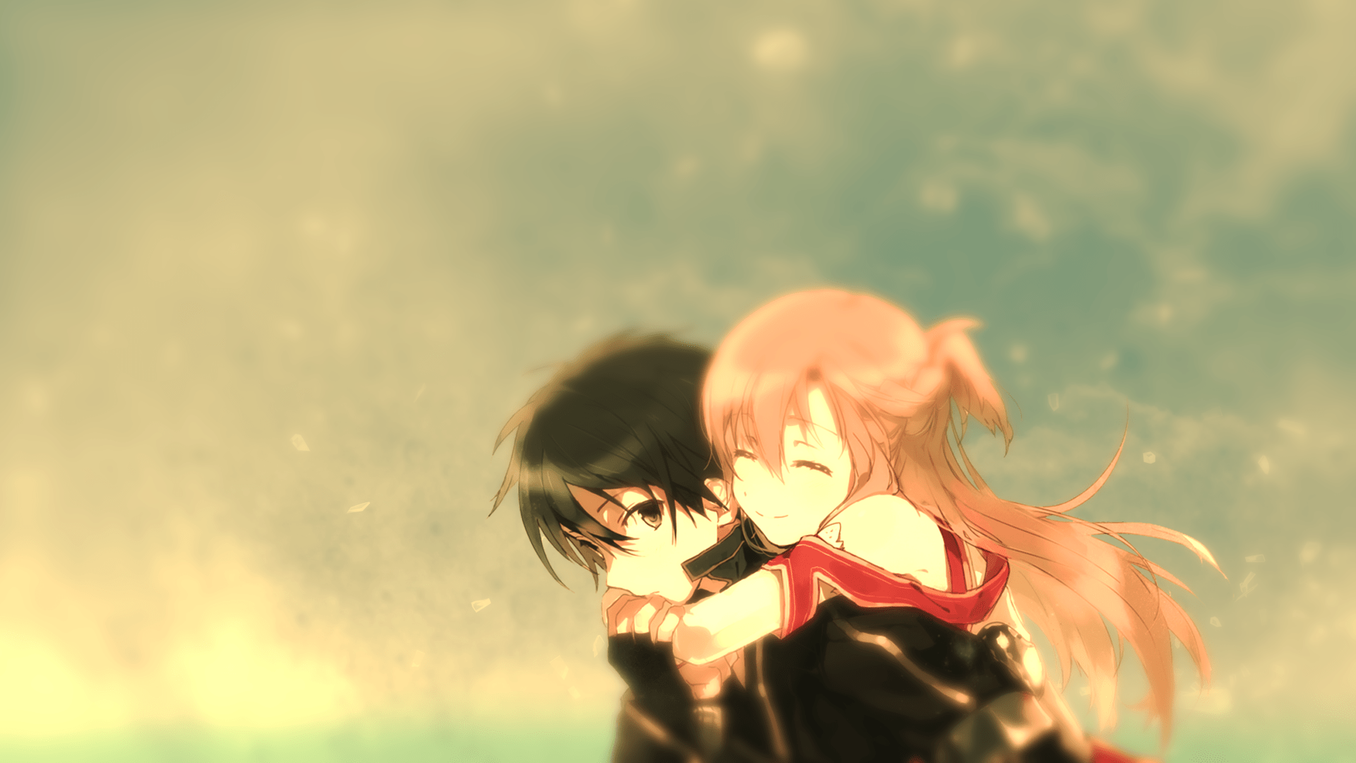 1920x1080 #Yuuki Asuna, #Sword Art Online, #anime girls, #Kirigaya Kazuto, # anime, wallpaper. Mocah.org HD Wallpaper