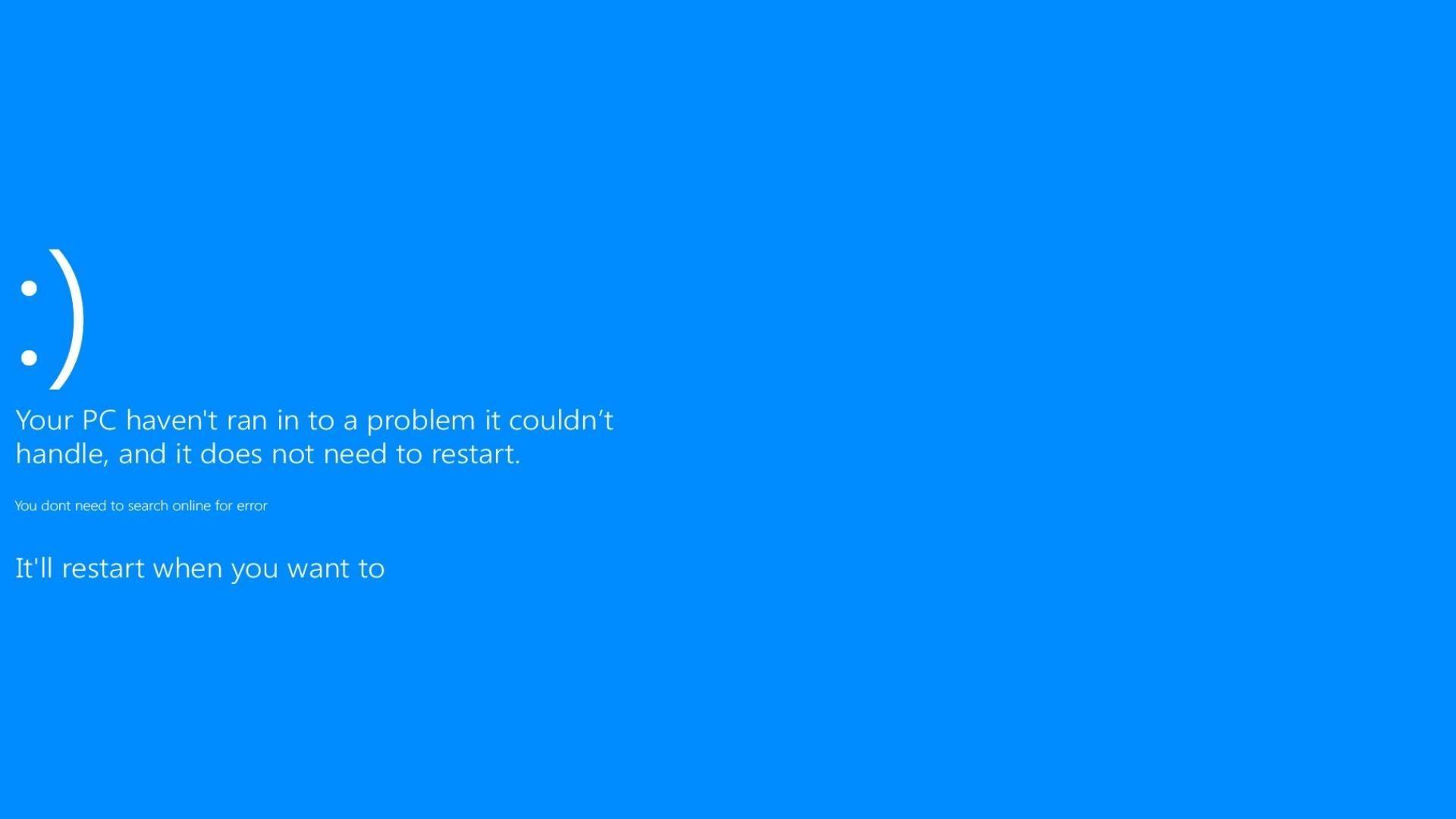 1920x1080 Windows Error Wallpaper